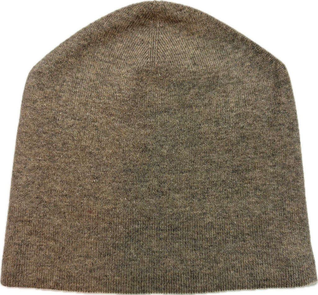 Cashmere Mütze Reversible - Sand & Off White