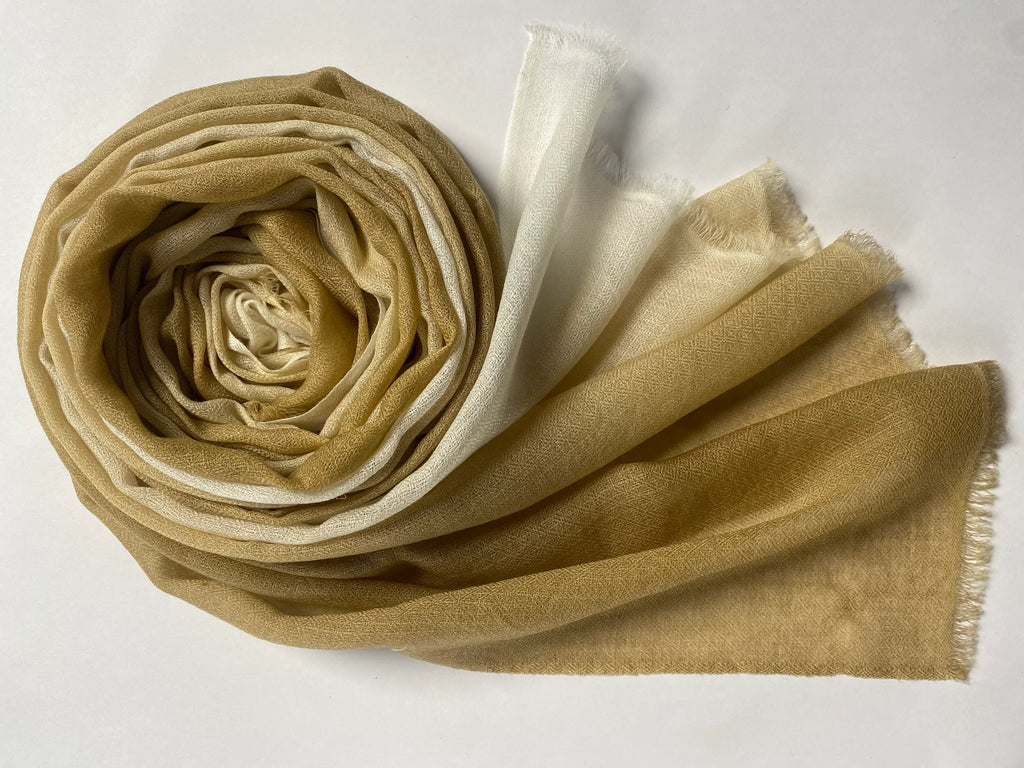 Cashmere Shade Schal - Sand - aura cashmere