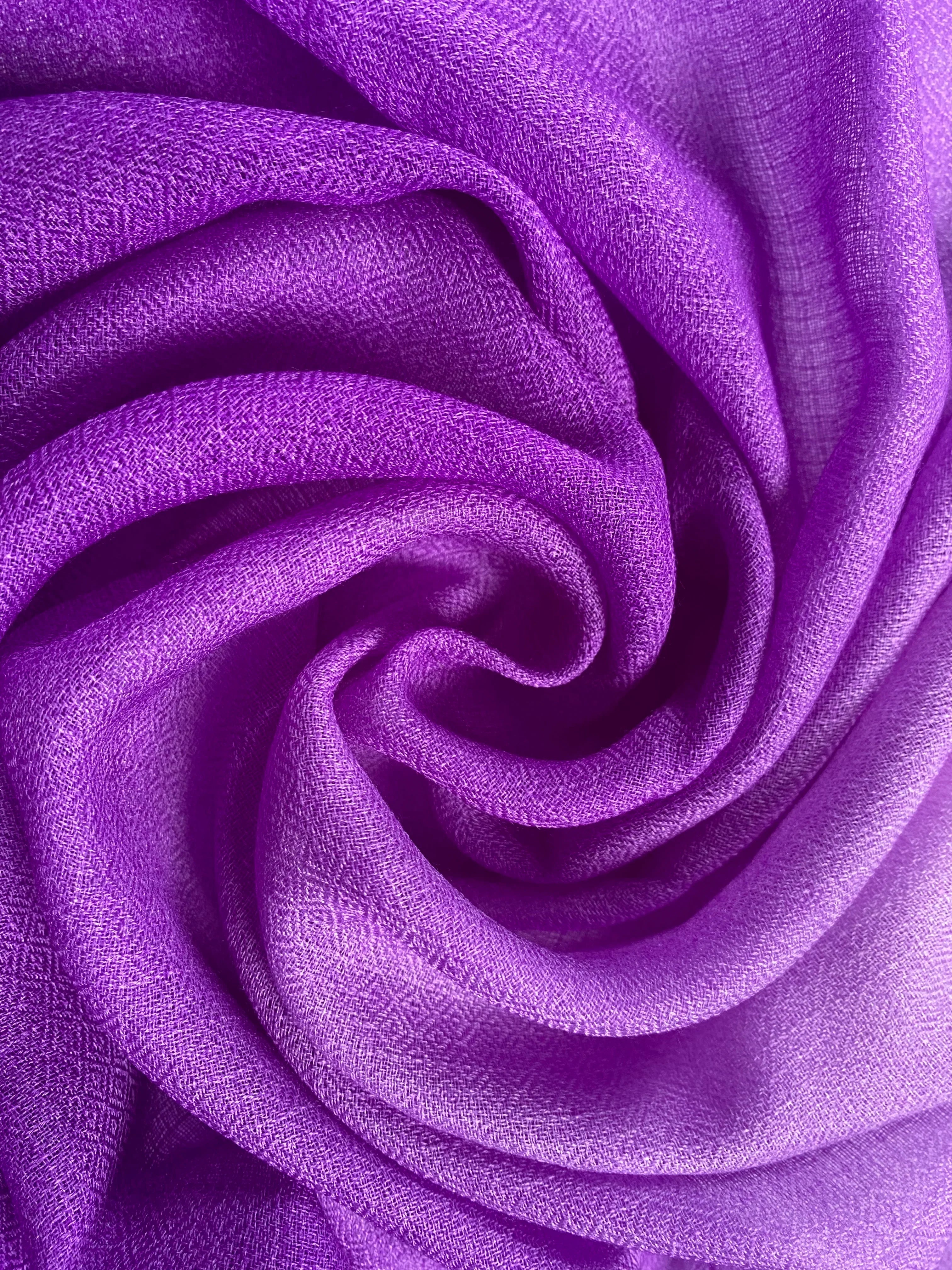 Cashmere Shade Schal - Violett - aura cashmere