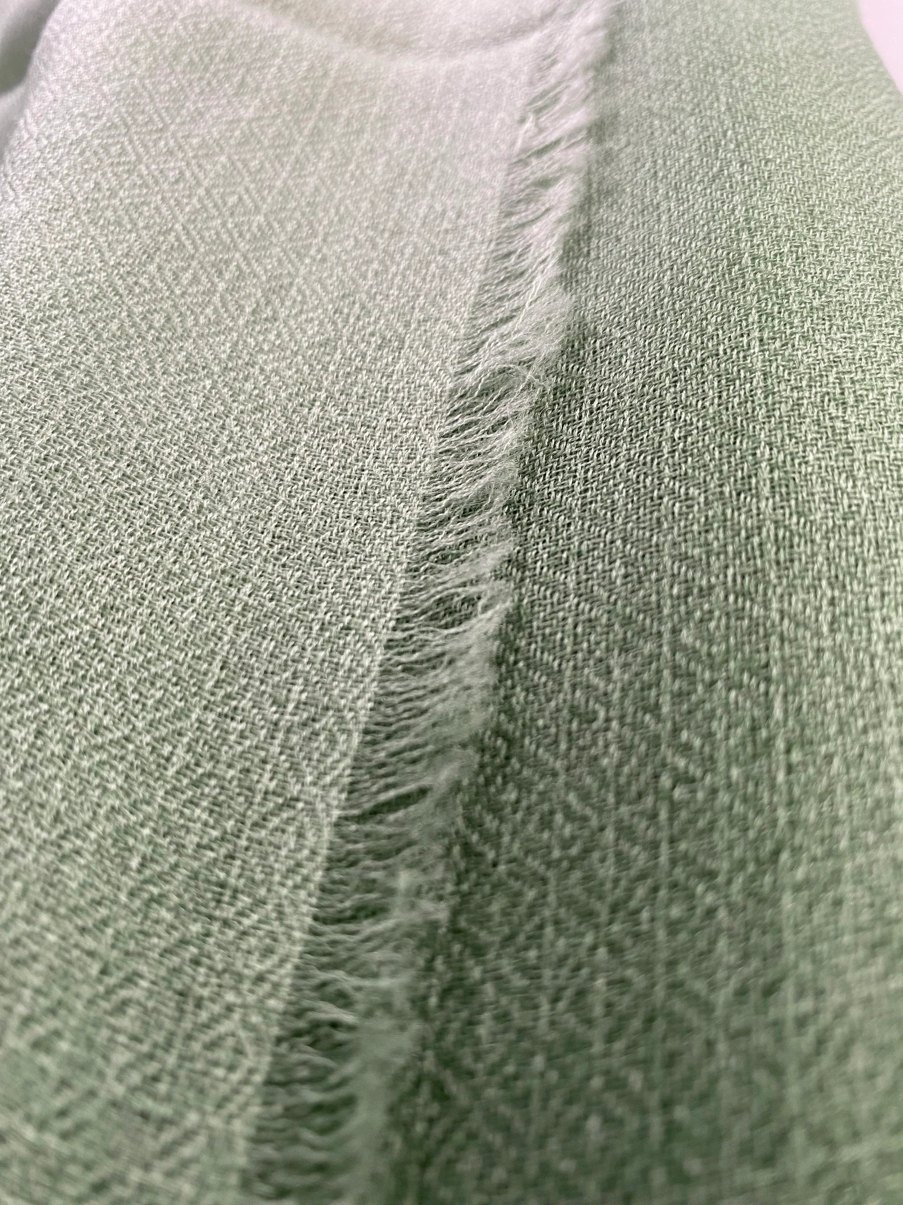 Cashmere Shade Schal - Grün - aura cashmere