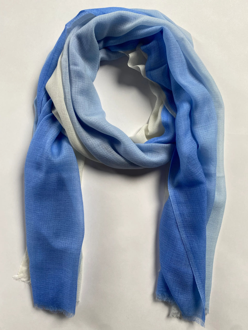 Cashmere Shade Schal - Hellblau - aura cashmere