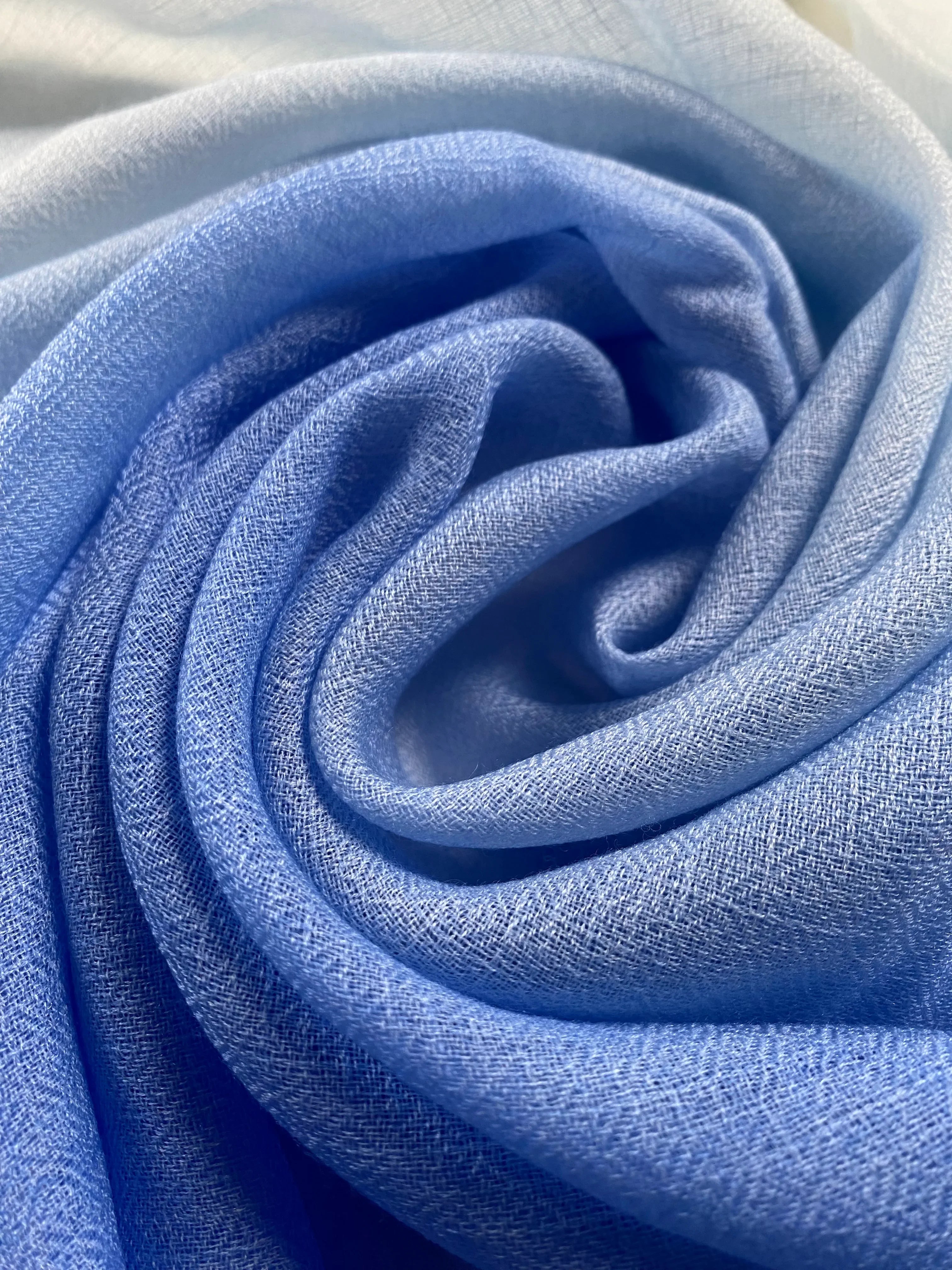 Cashmere Shade Schal - Hellblau - aura cashmere
