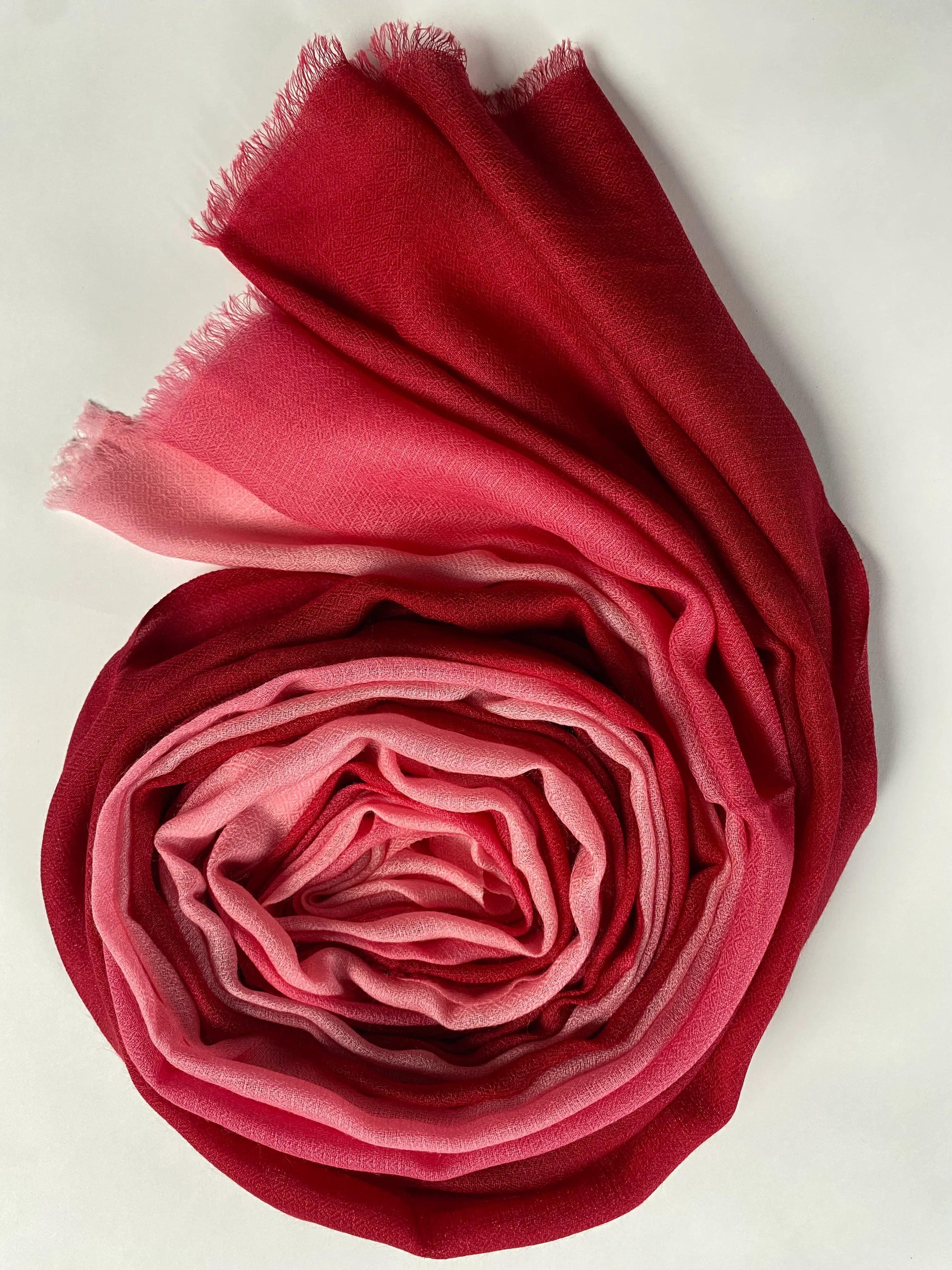 Cashmere Shade Schal - Rot - aura cashmere