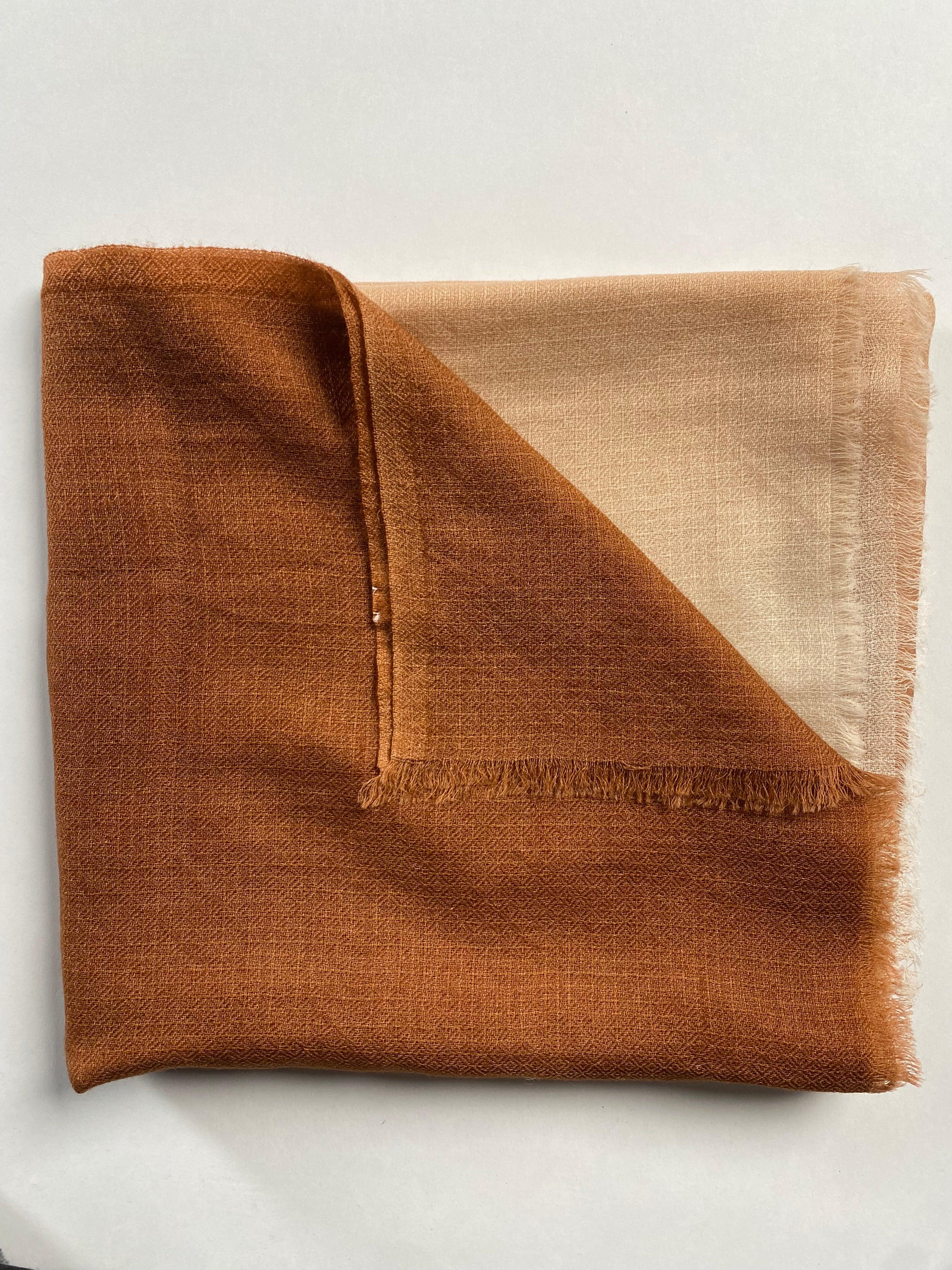 Cashmere Shade Schal - Bronze - aura cashmere