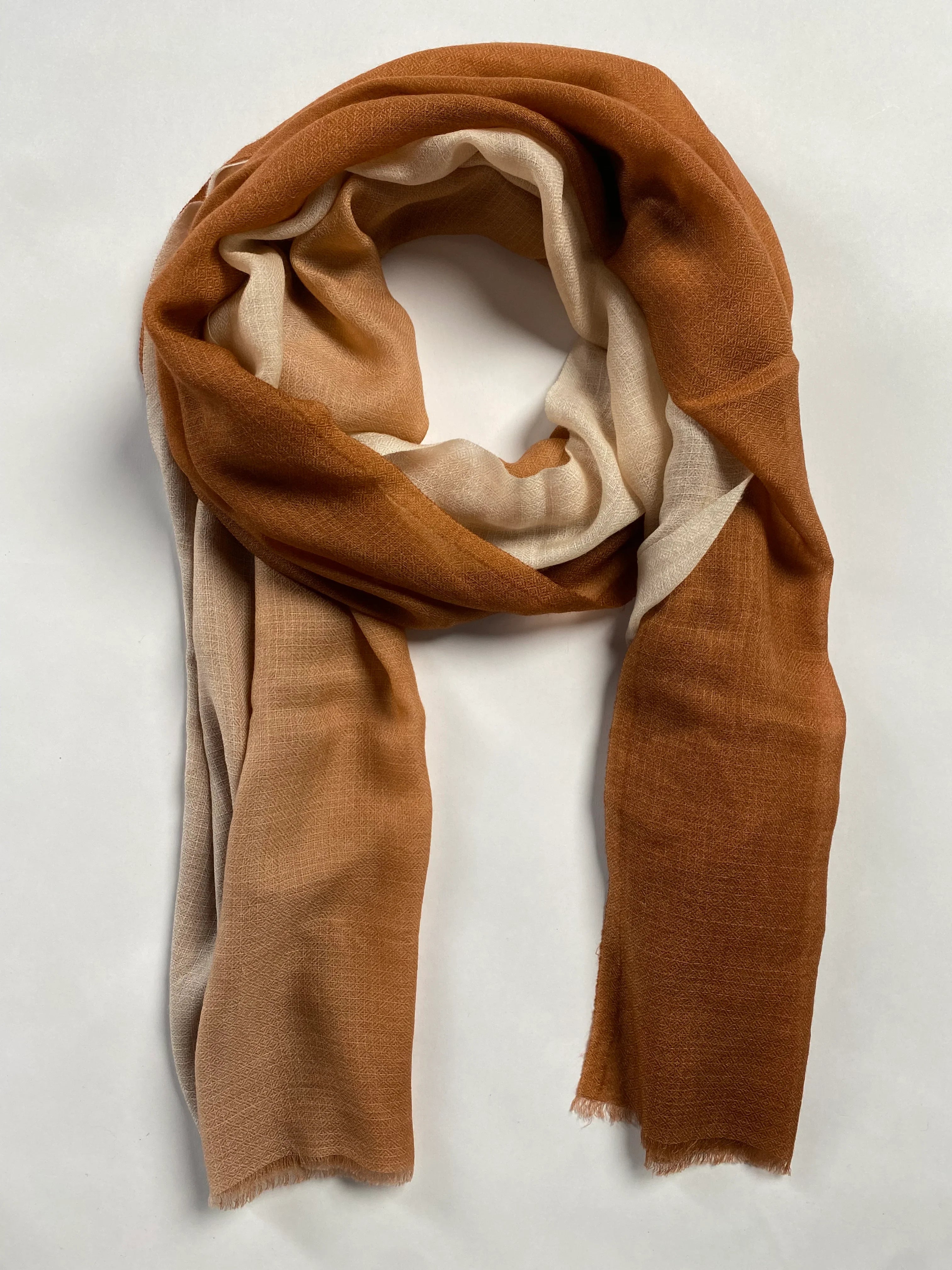 Cashmere Shade Schal - Bronze - aura cashmere