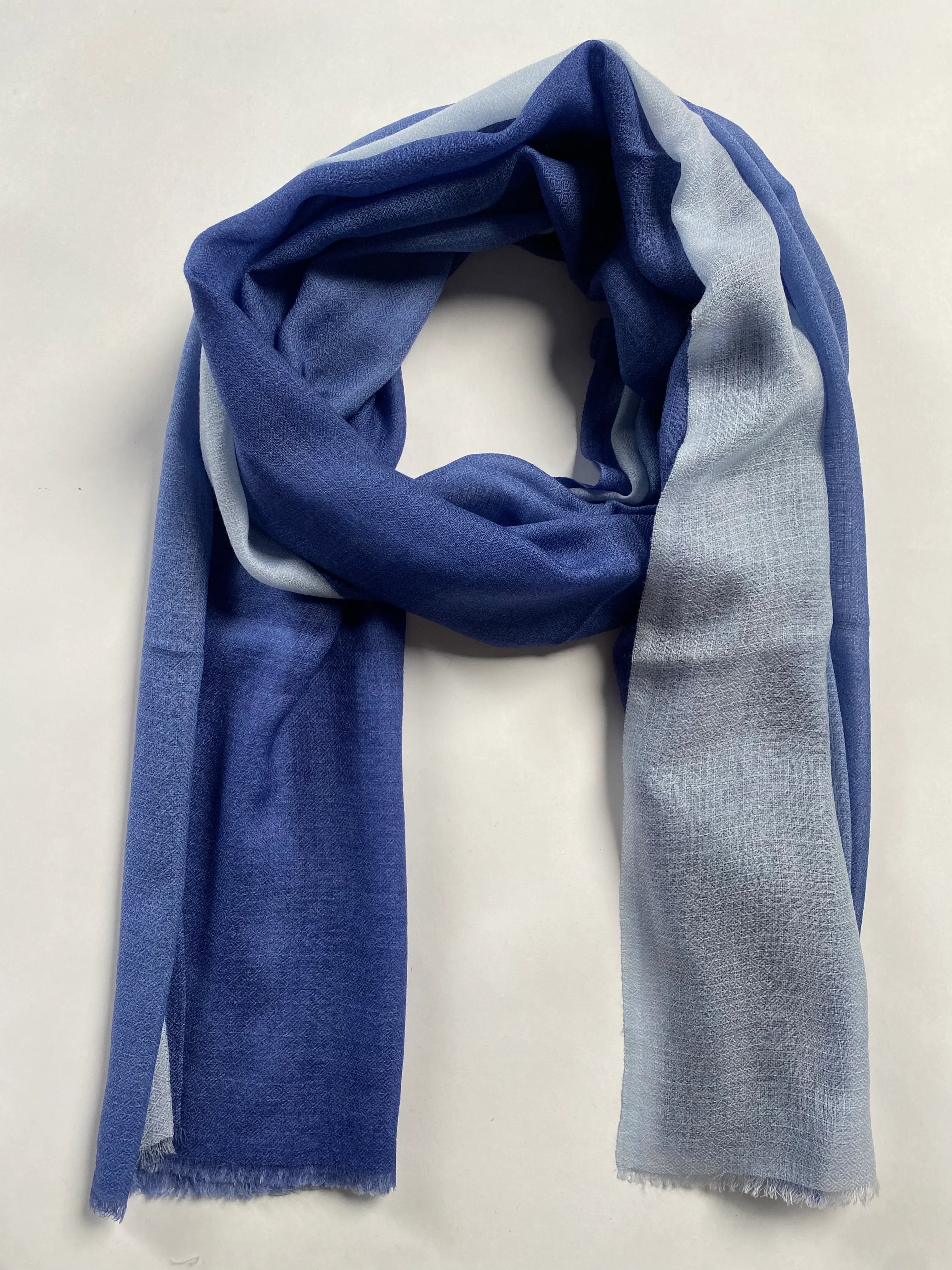 Cashmere Shade Schal - Marine - aura cashmere