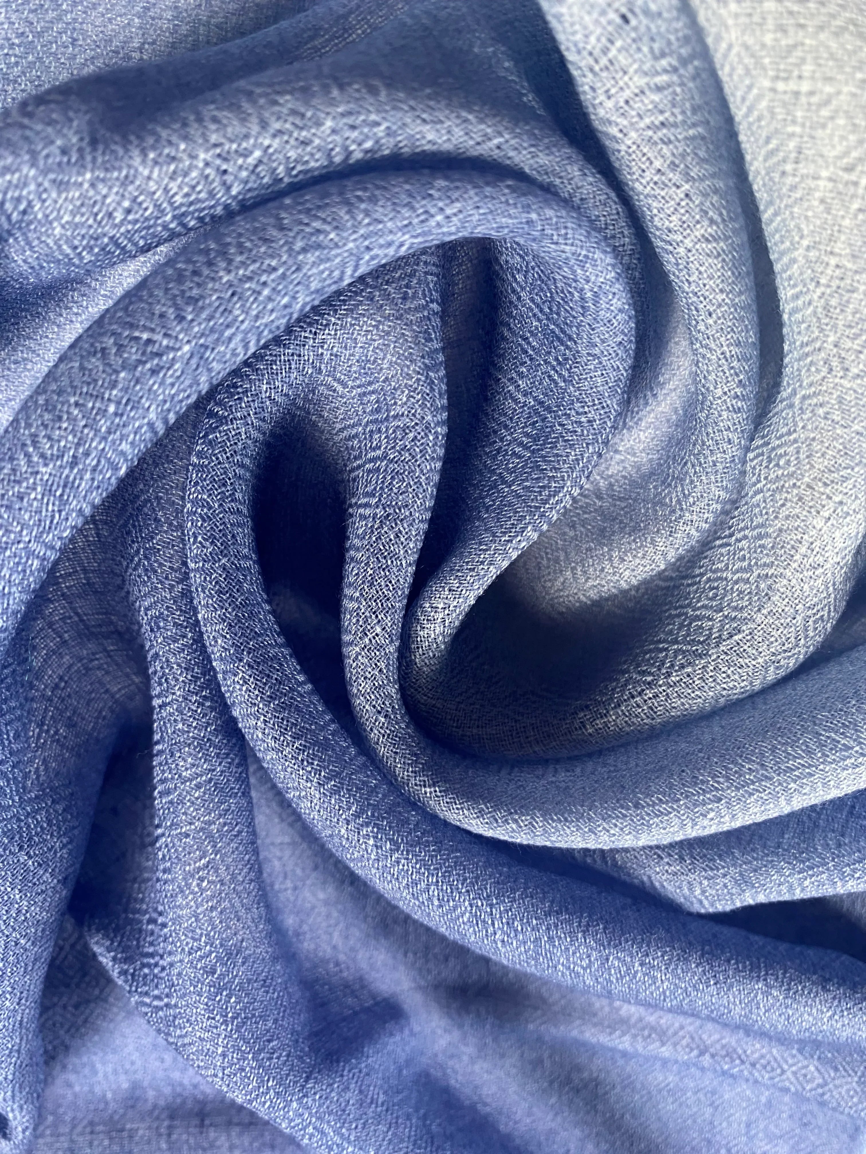 Cashmere Shade Schal - Marine - aura cashmere