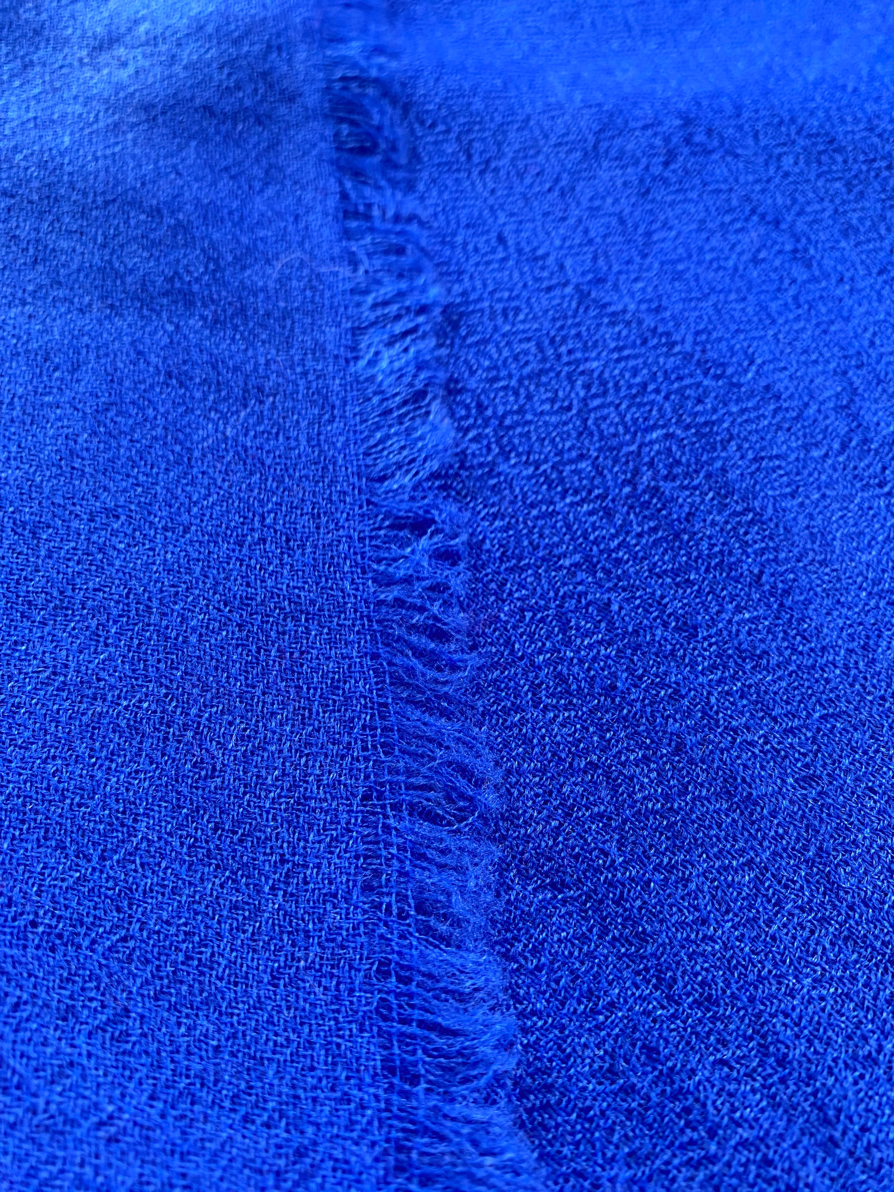 Cashmere Ring Schal - Royal Blau - aura cashmere