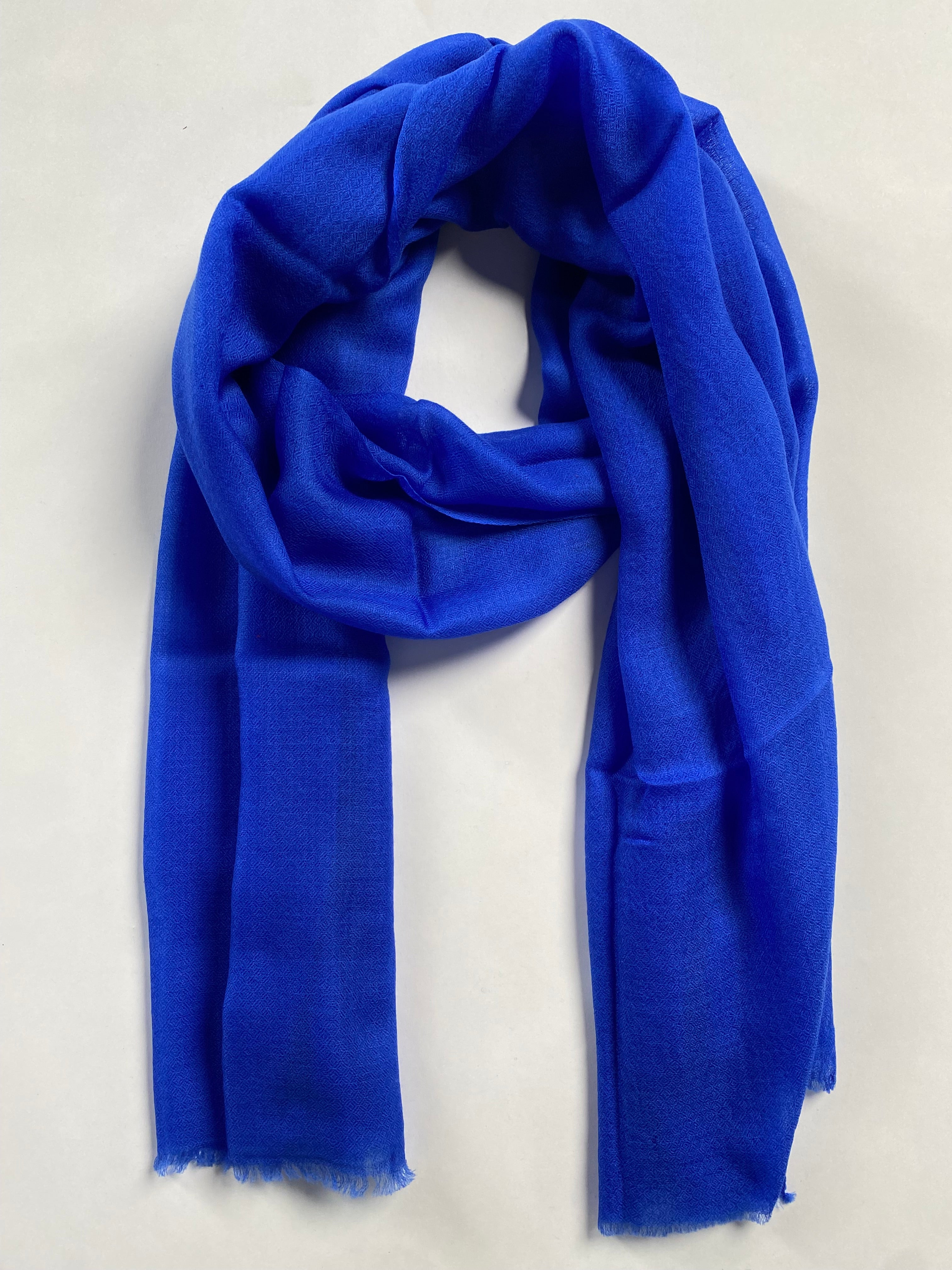 Cashmere Ring Schal - Royal Blau - aura cashmere