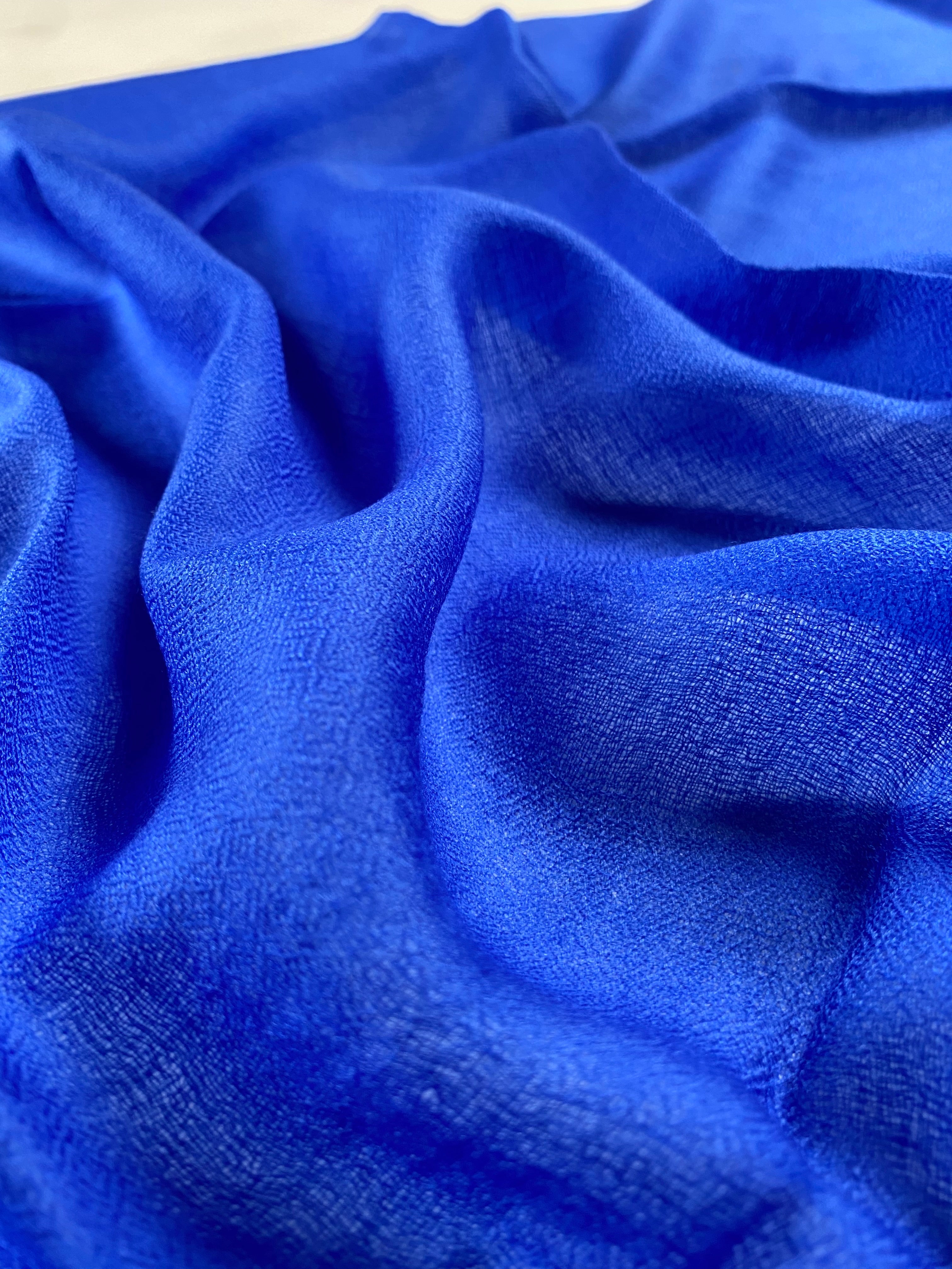 Cashmere Ring Schal - Royal Blau - aura cashmere