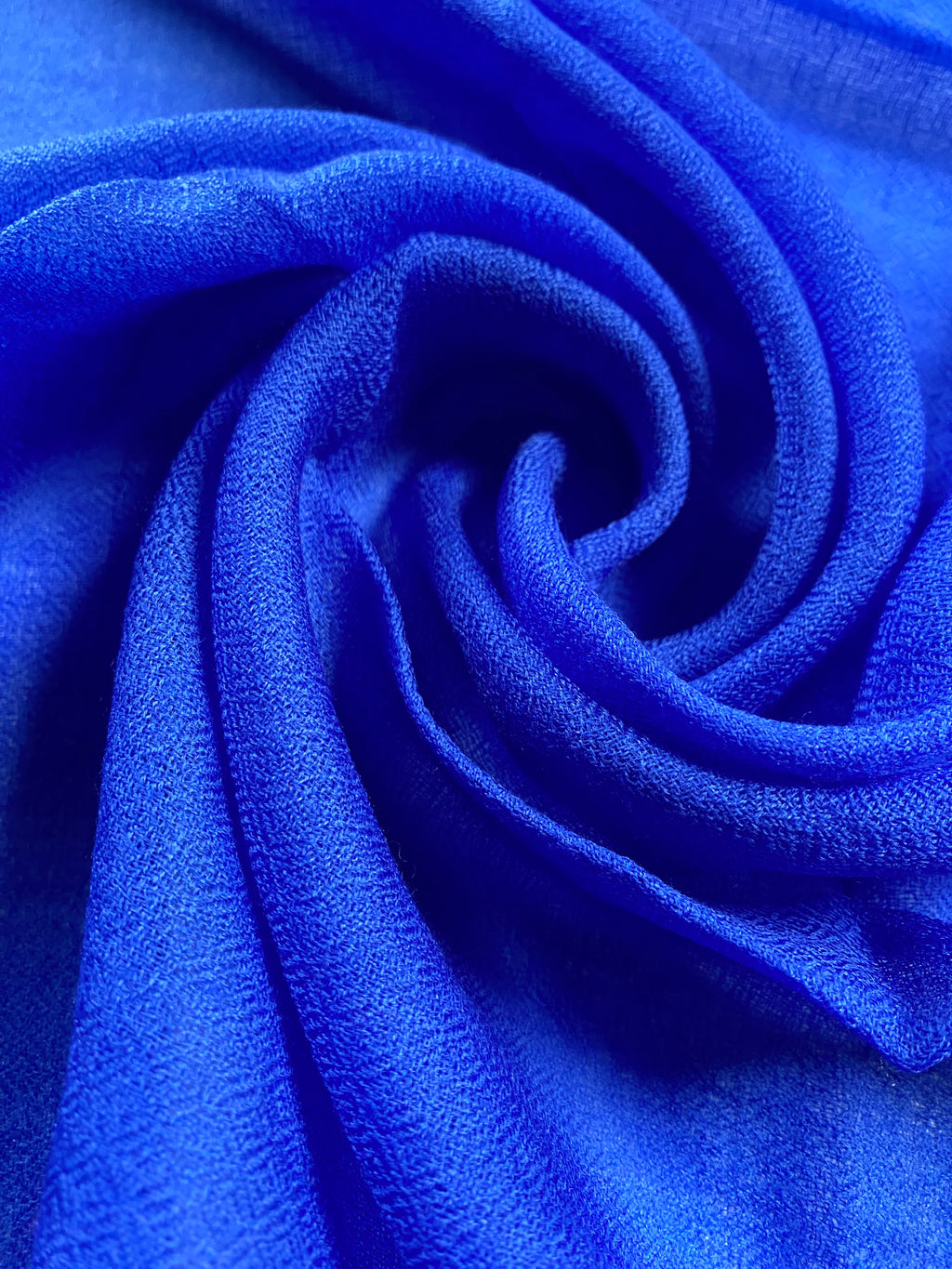 Cashmere Ring Schal - Royal Blau - aura cashmere