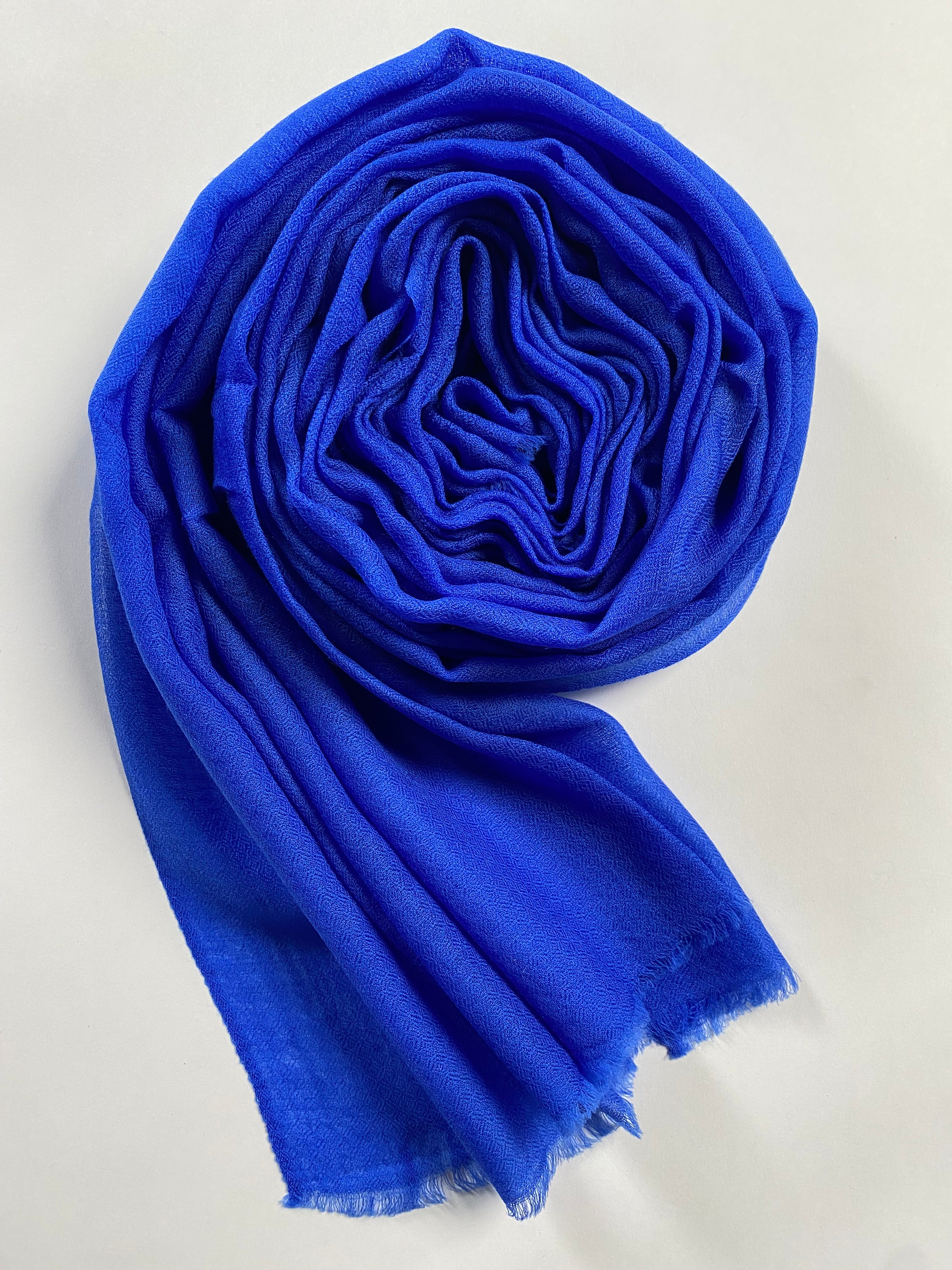 Cashmere Ring Schal - Royal Blau - aura cashmere