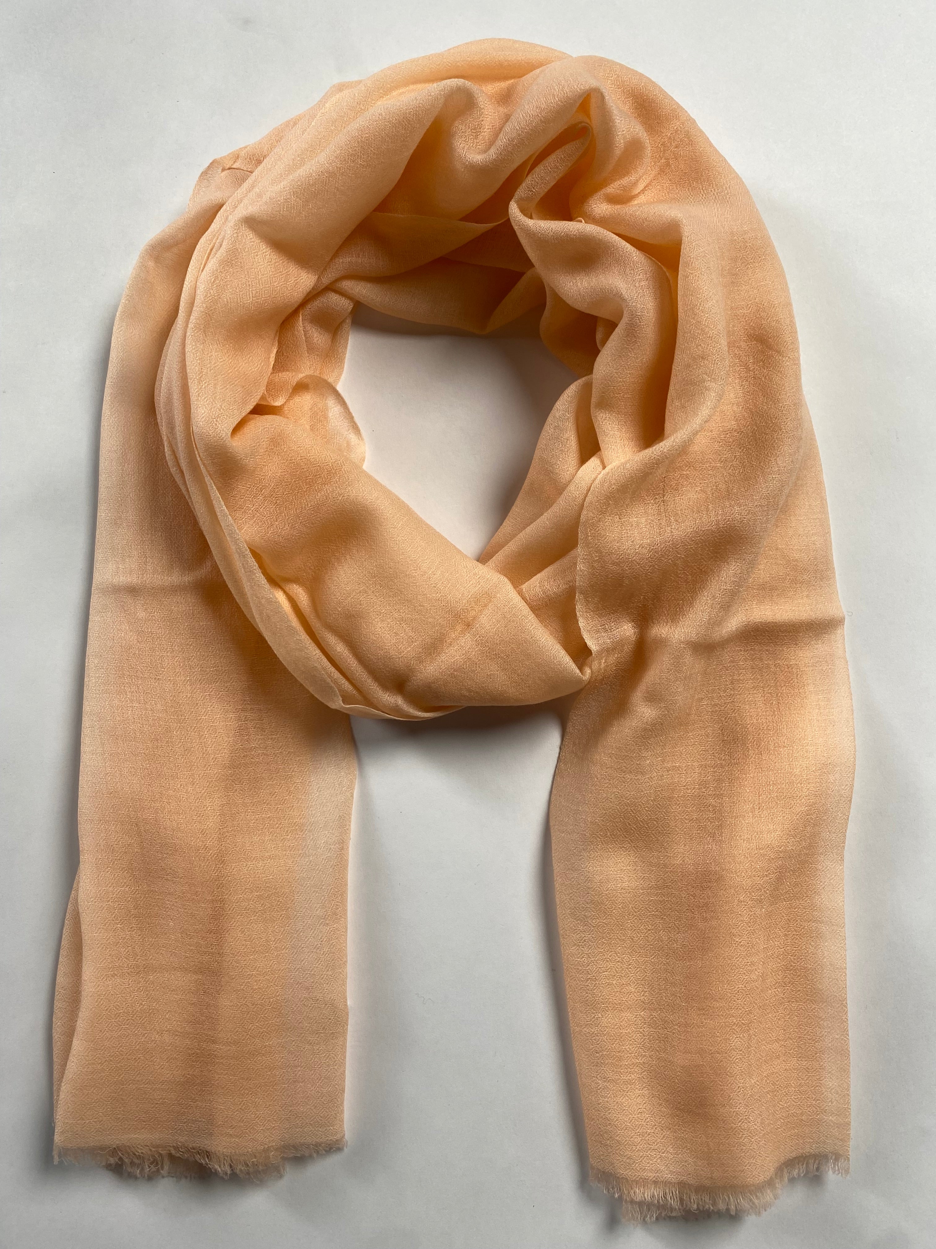 Cashmere Ring Schal - Aprikot - aura cashmere