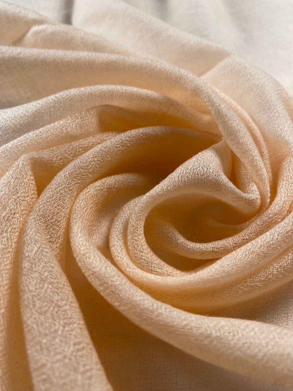 Cashmere Ring Schal - Aprikot - aura cashmere