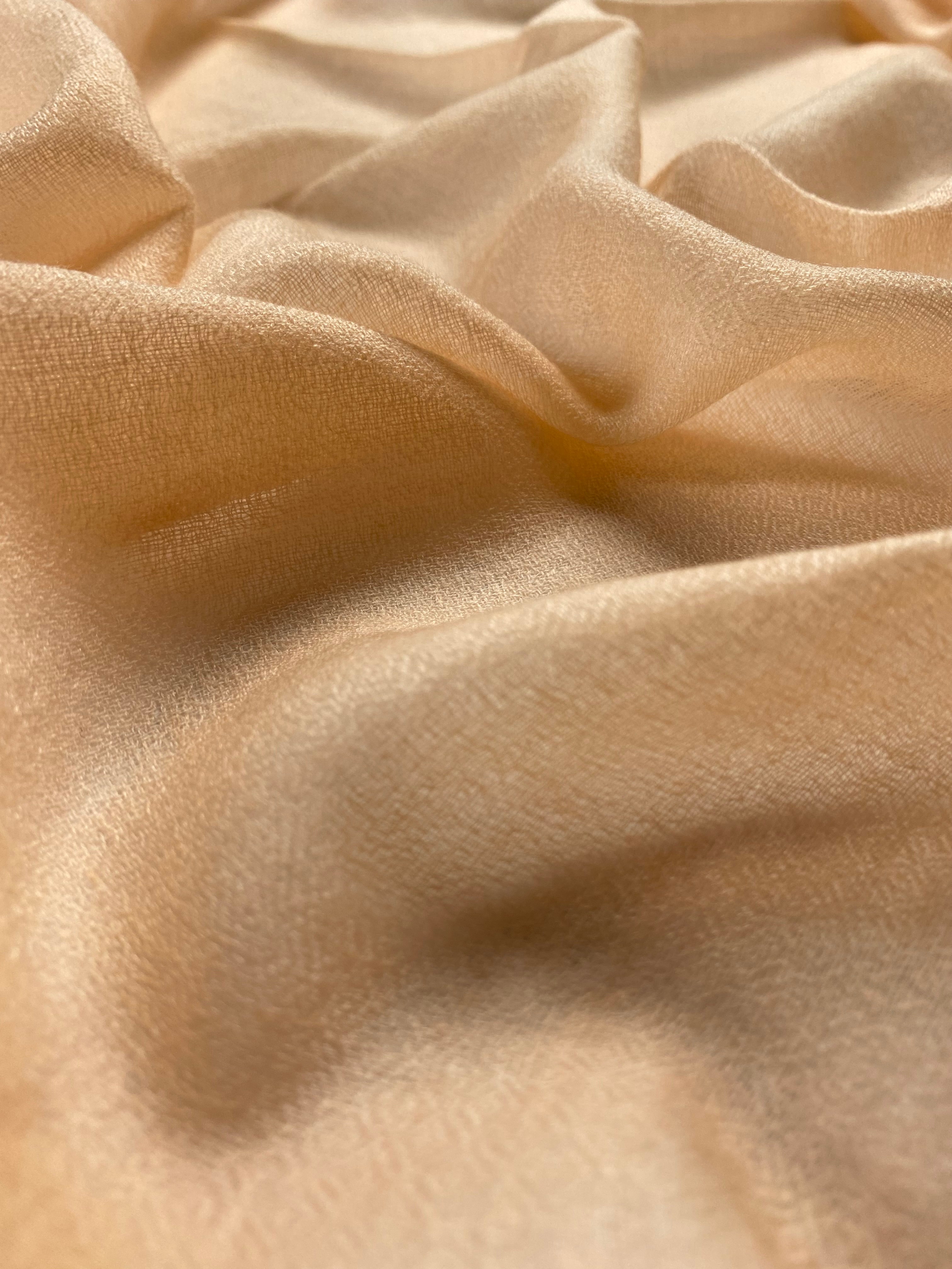 Cashmere Ring Schal - Aprikot - aura cashmere