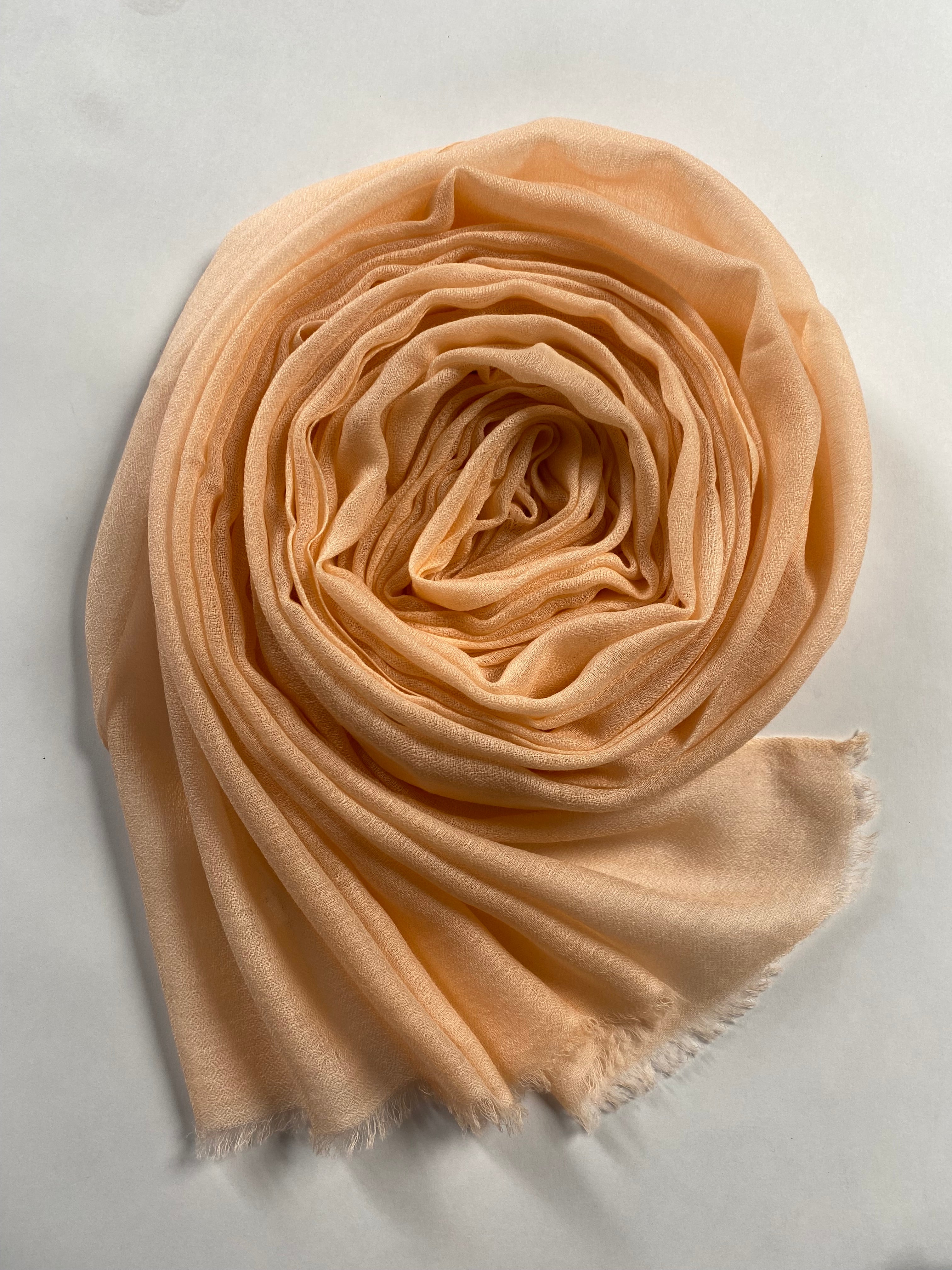 Cashmere Ring Schal - Aprikot - aura cashmere