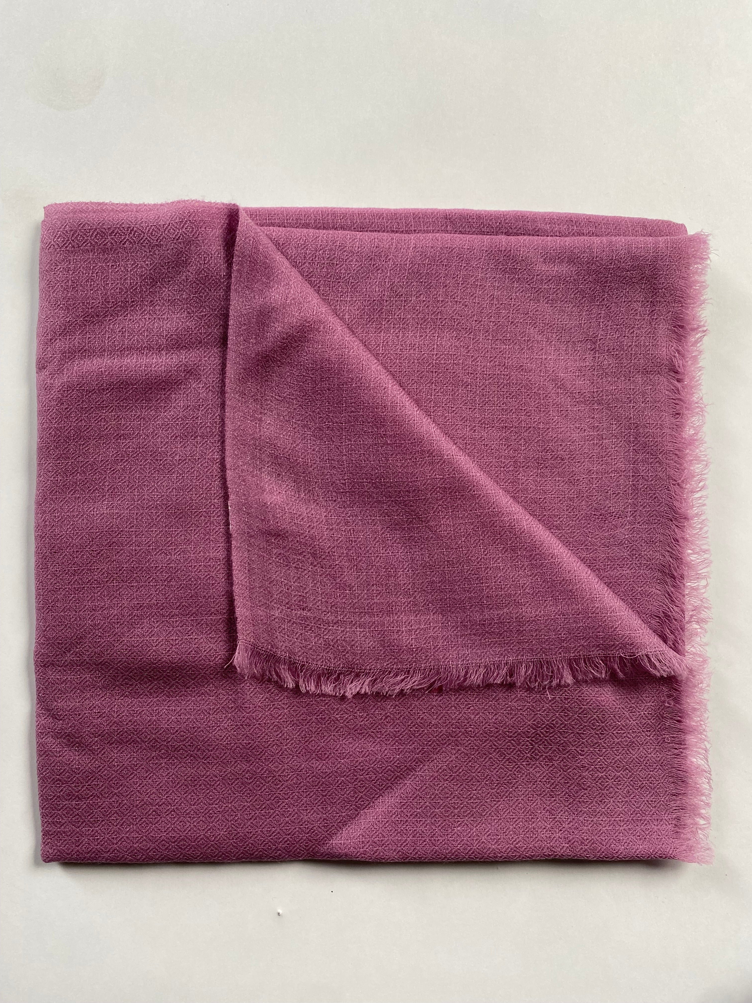 Cashmere Ring Schal - Dunkel Rosa - aura cashmere