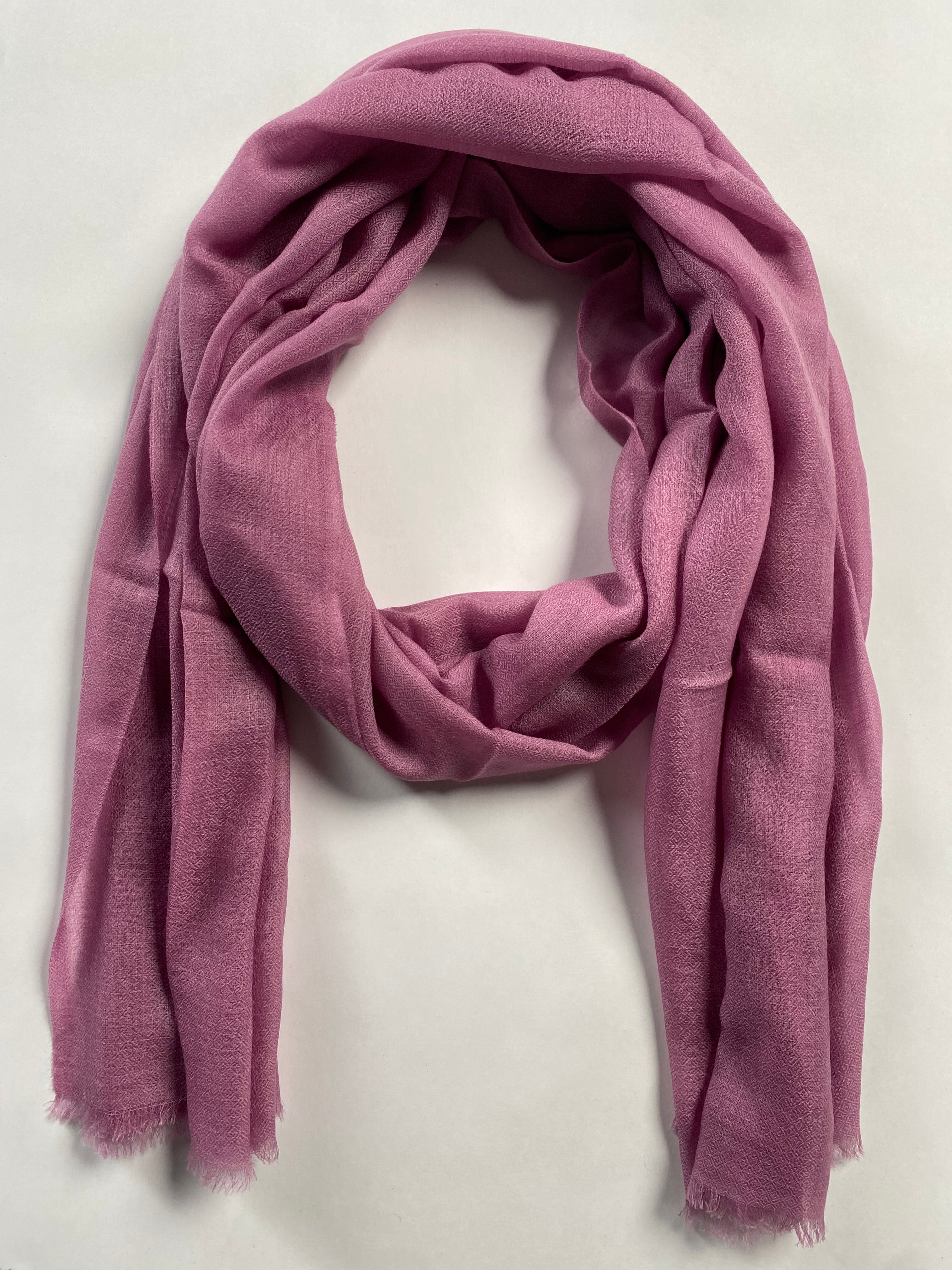 Cashmere Ring Schal - Dunkel Rosa - aura cashmere