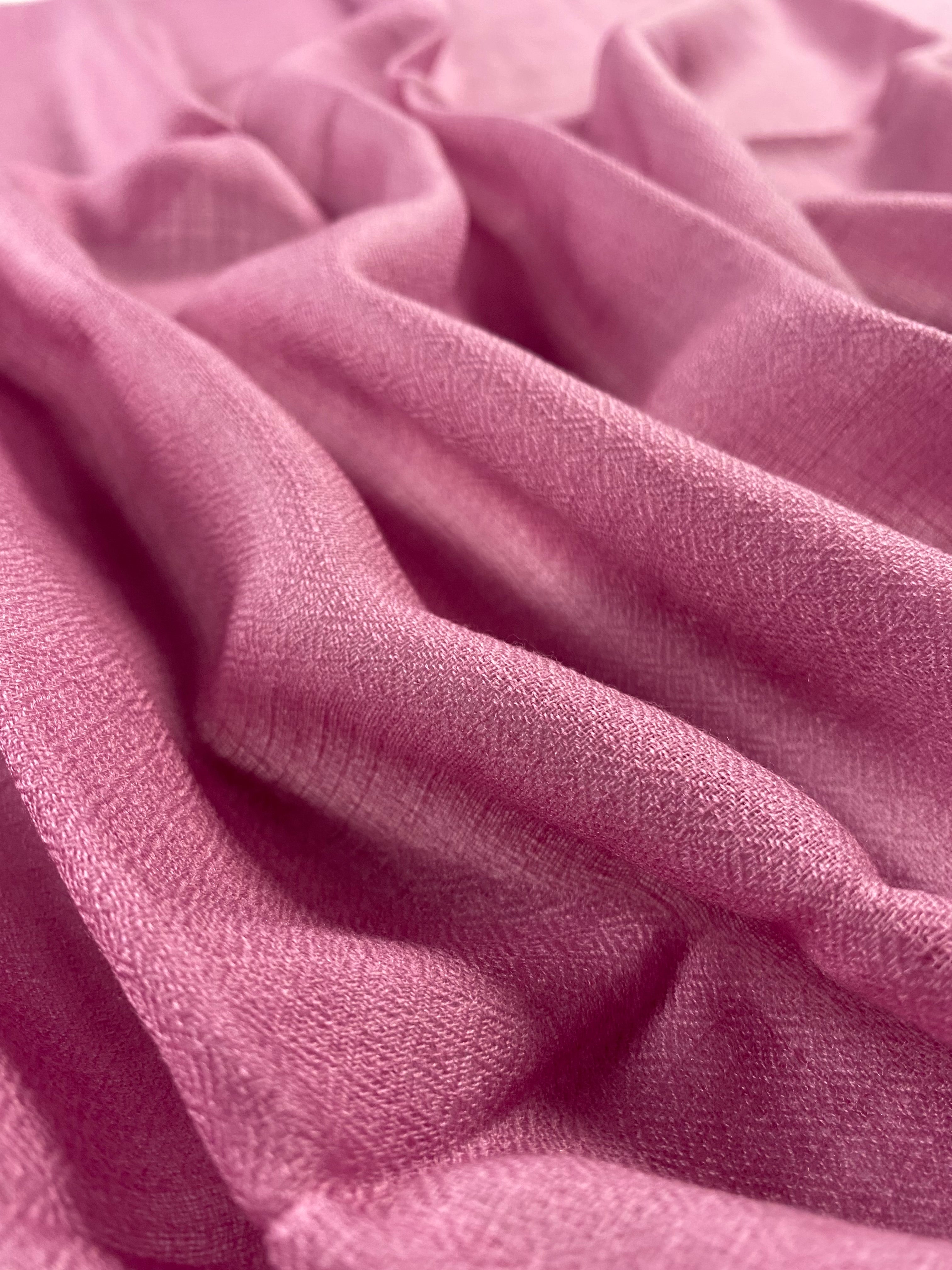 Cashmere Ring Schal - Dunkel Rosa - aura cashmere