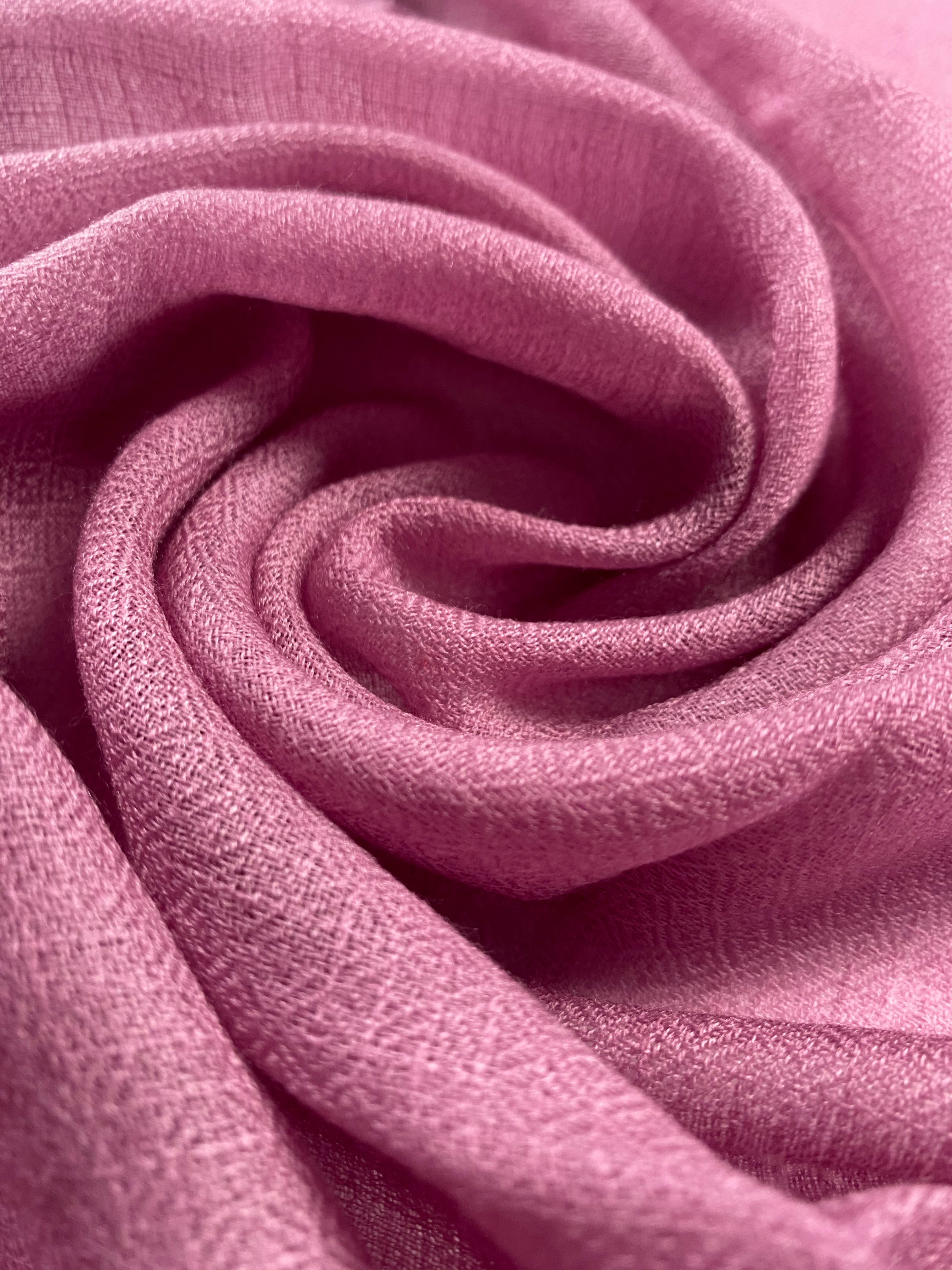 Cashmere Ring Schal - Dunkel Rosa - aura cashmere