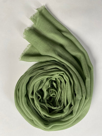 Cashmere Ring Schal - Limetten Grün - aura cashmere