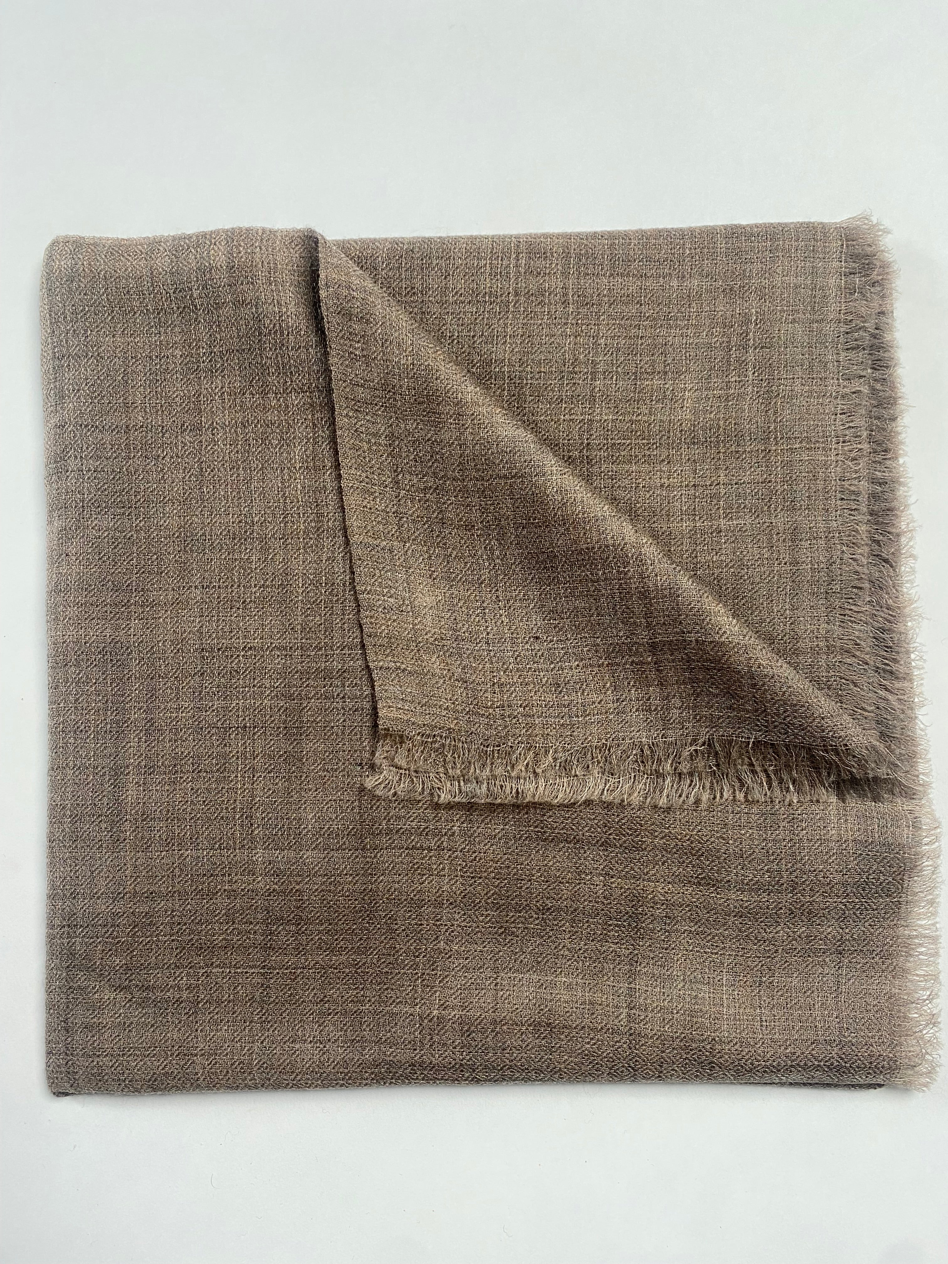 Cashmere Ring Schal - Natural Braun - aura cashmere