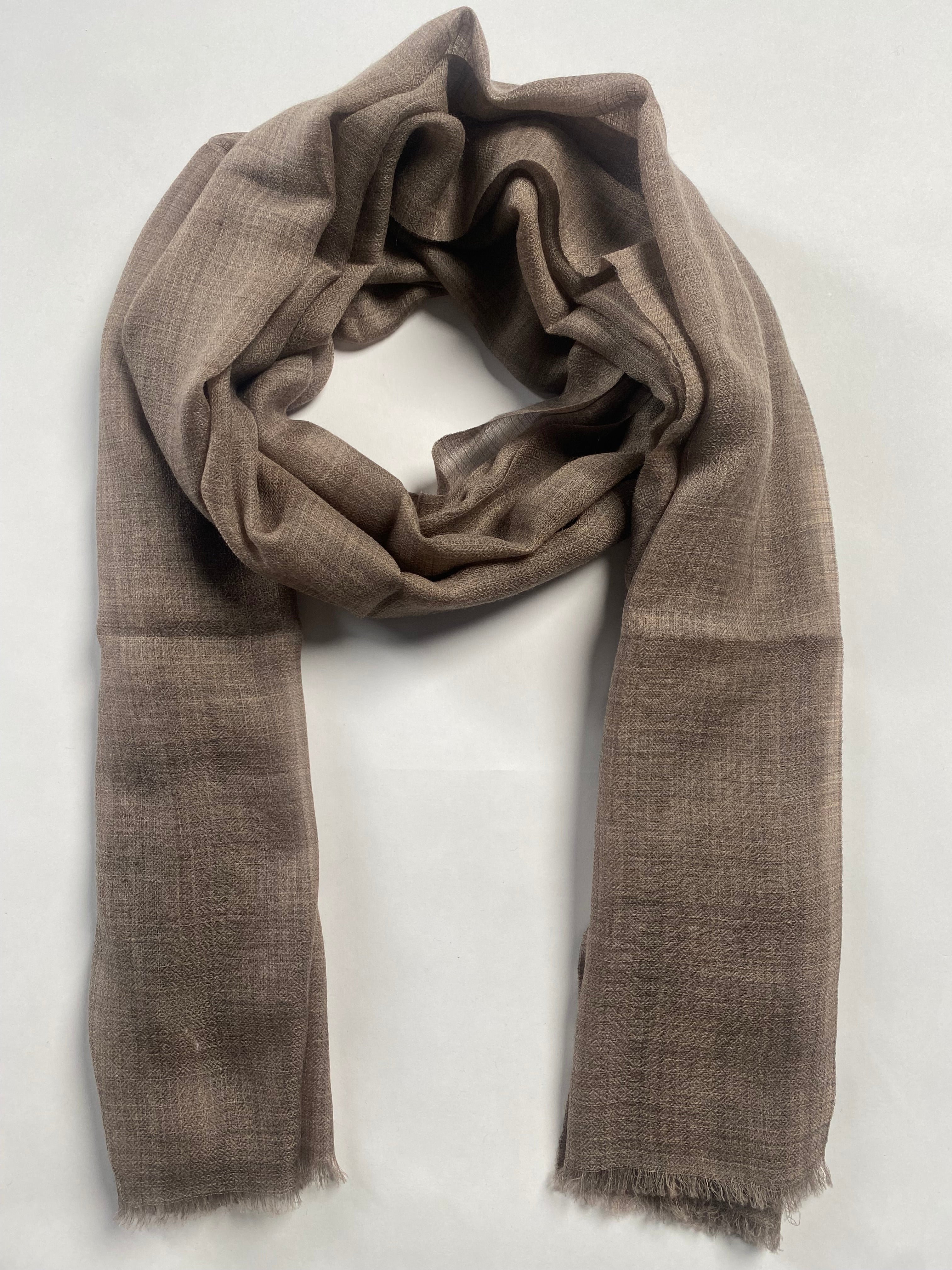 Cashmere Ring Schal - Natural Braun - aura cashmere