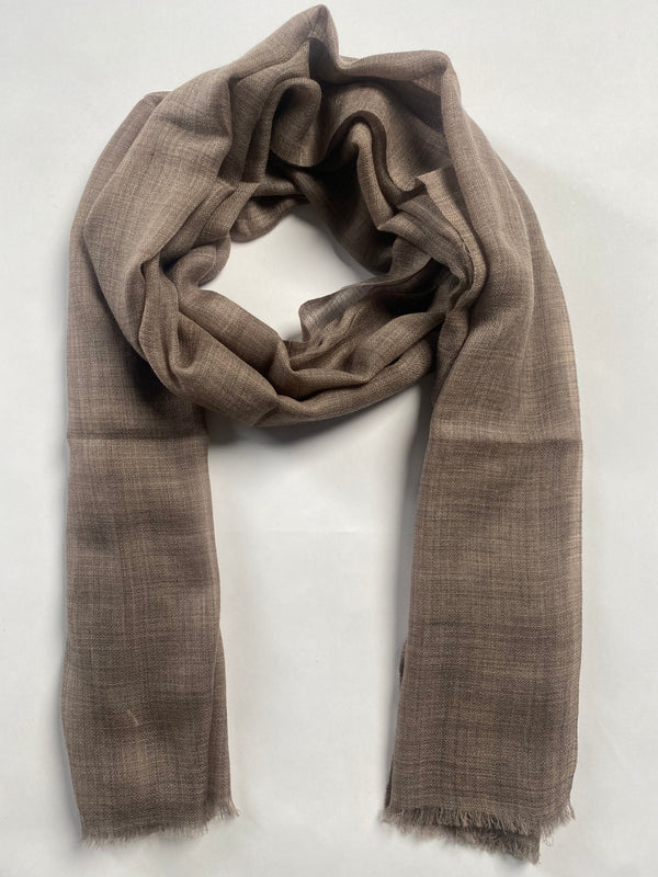 Cashmere Ring Schal - Natural Braun - aura cashmere