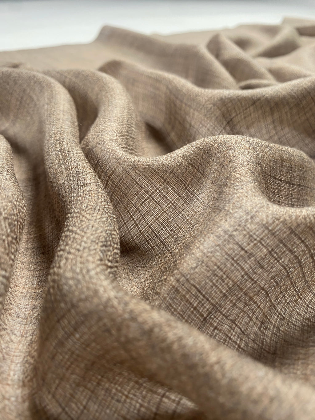 Cashmere Ring Schal - Natural Braun - aura cashmere