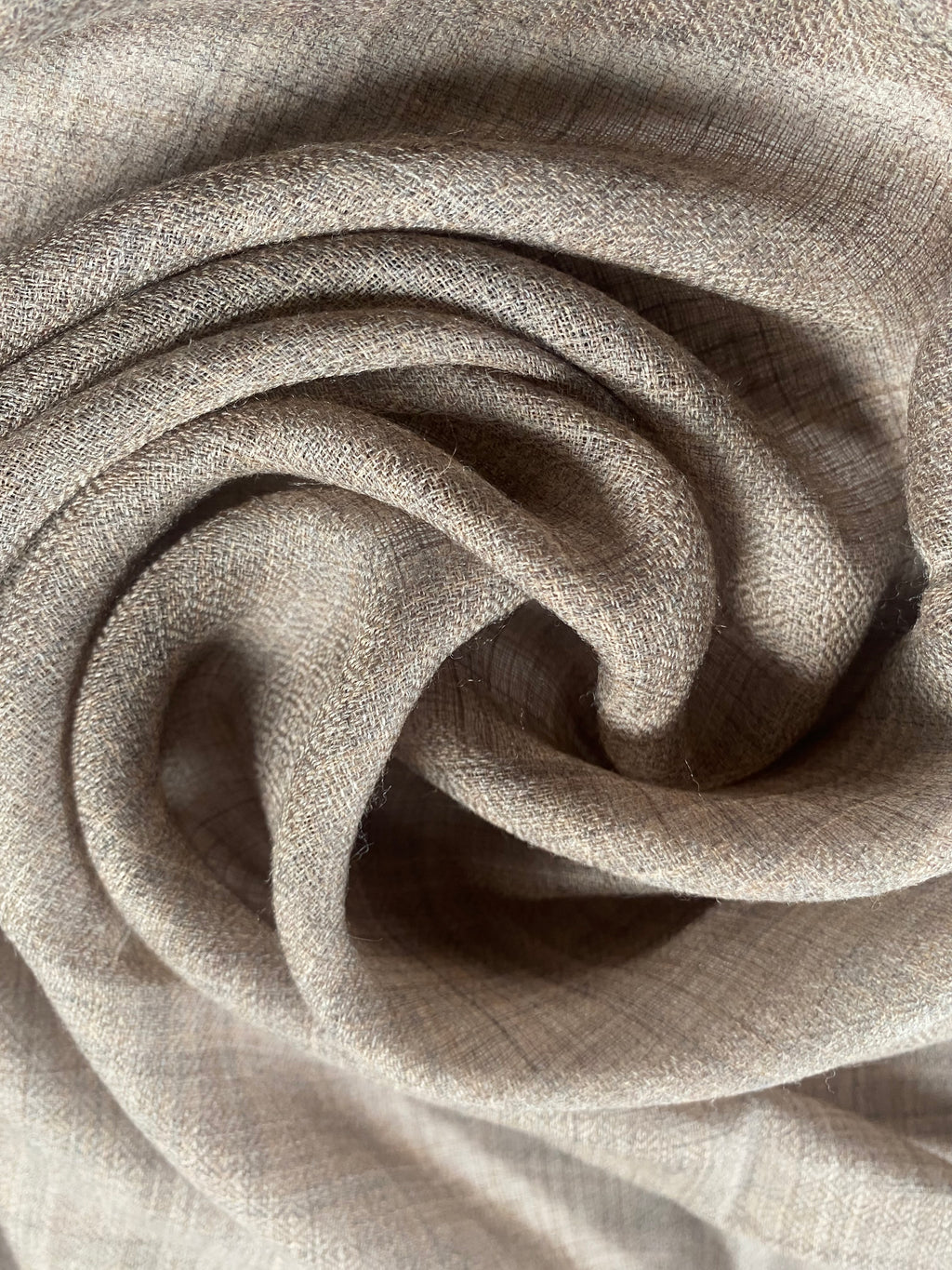 Cashmere Ring Schal - Natural Braun - aura cashmere