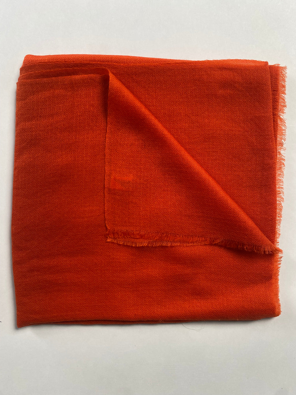 Cashmere Ring Schal - Dunkel Orange - aura cashmere