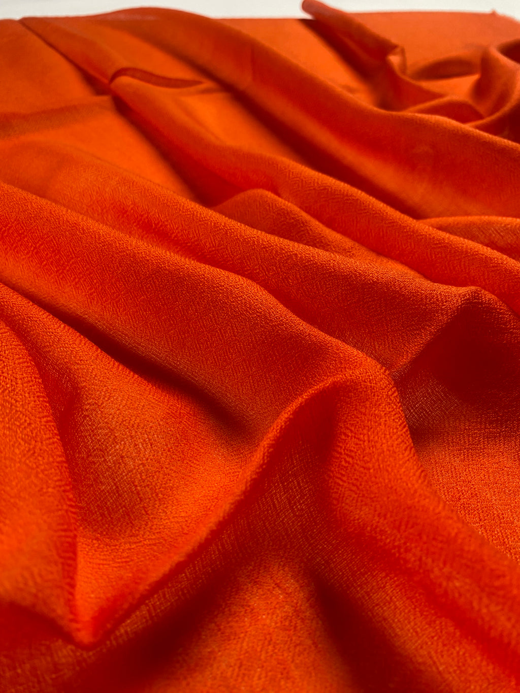 Cashmere Ring Schal - Dunkel Orange - aura cashmere