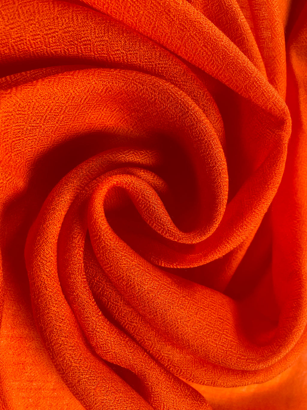 Cashmere Ring Schal - Dunkel Orange - aura cashmere