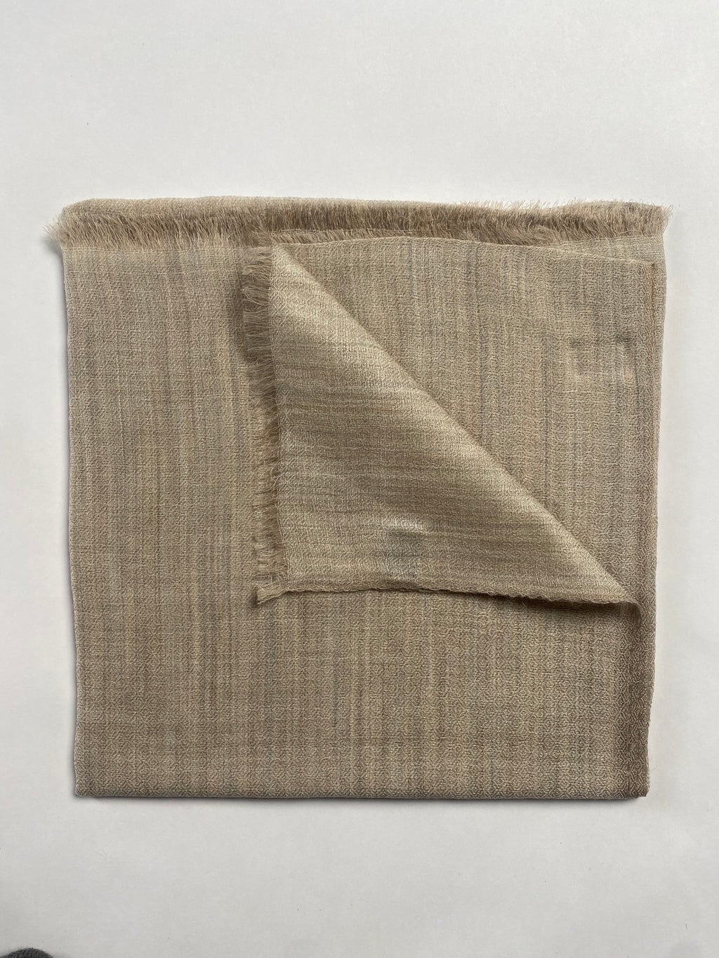 Cashmere Ring Schal - Natural Hellbraun - aura cashmere