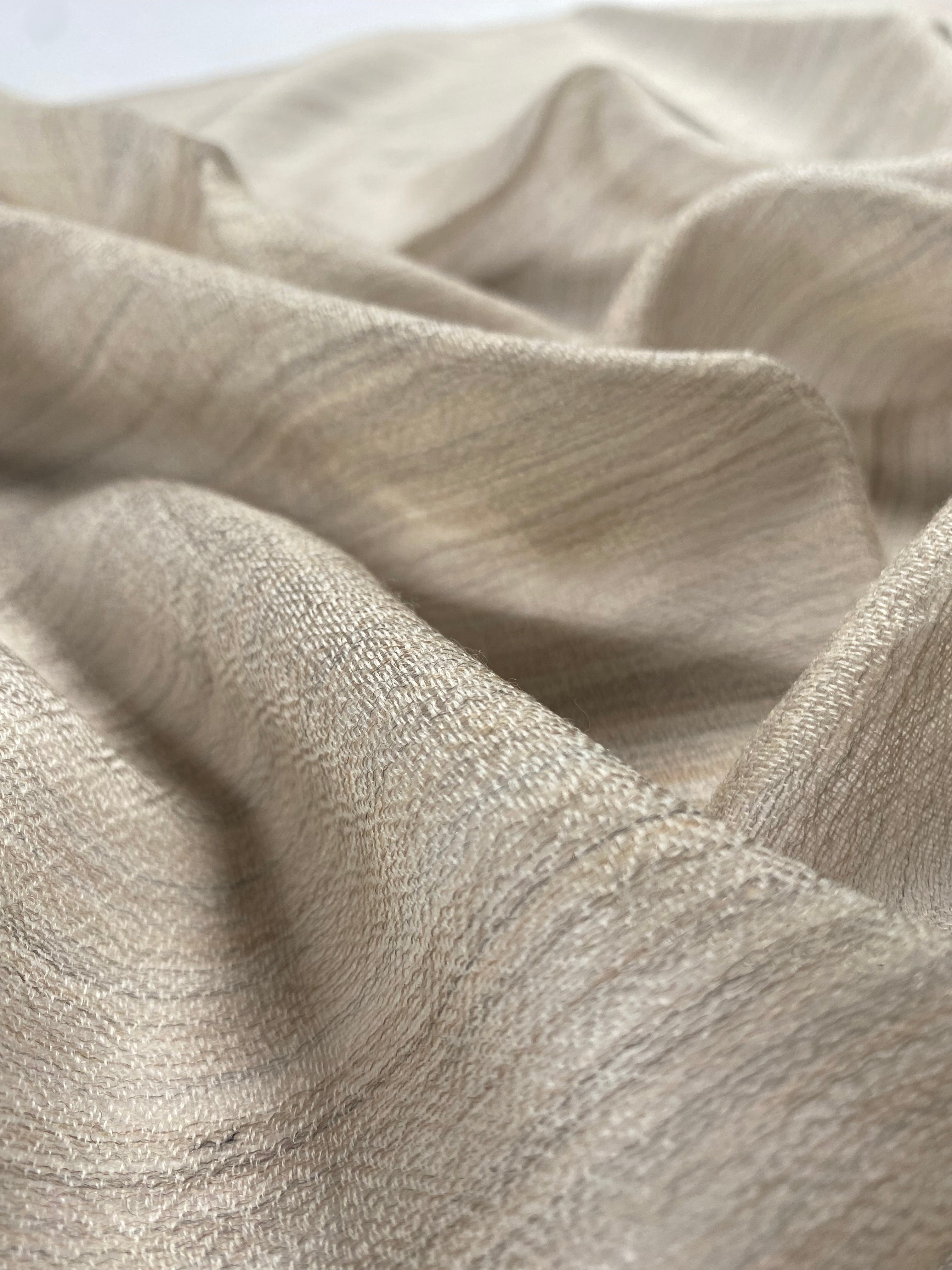 Cashmere Ring Schal - Natural Hellbraun - aura cashmere