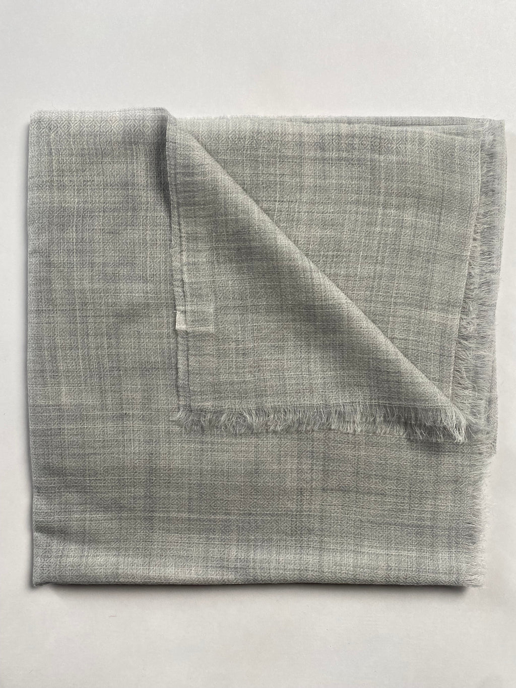 Cashmere Ring Schal - Natural Hellgrau - aura cashmere