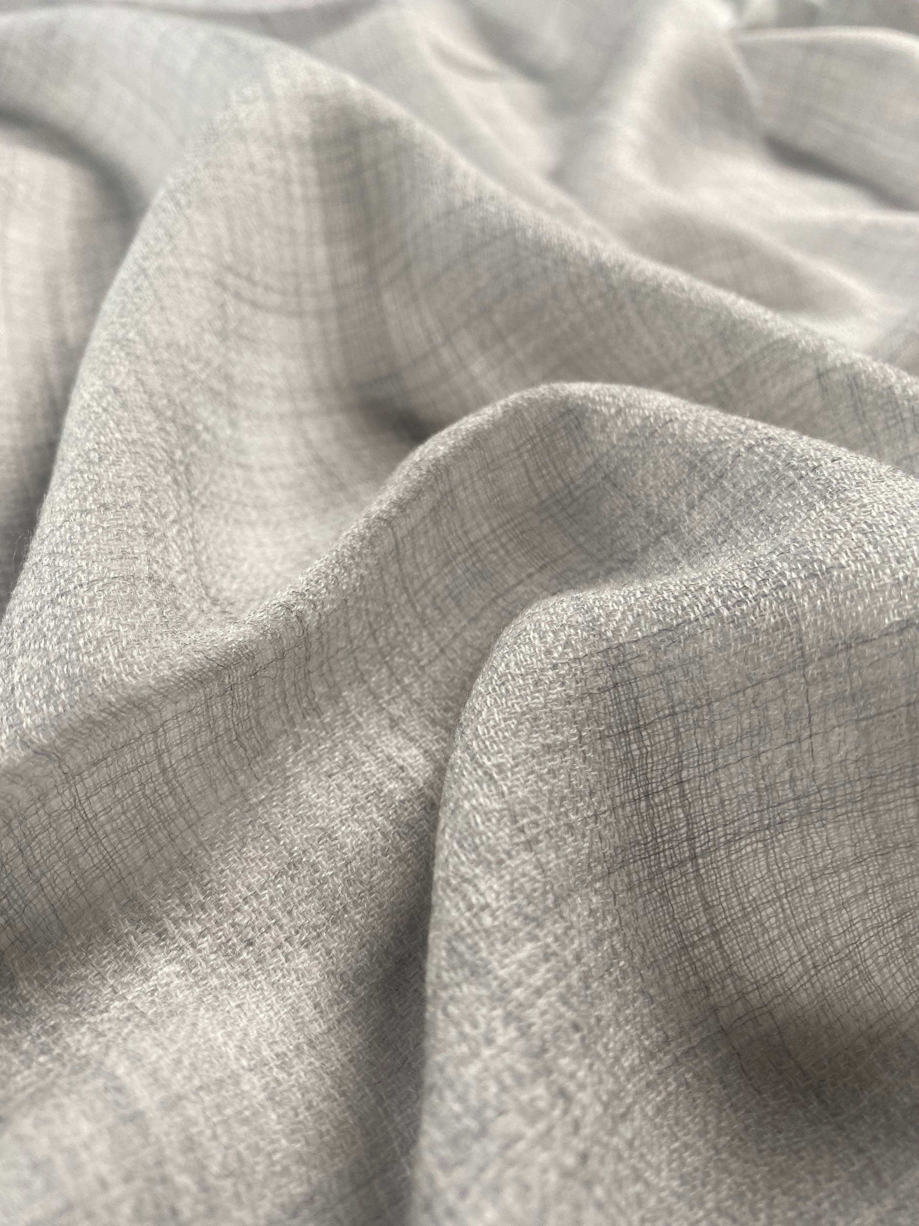 Cashmere Ring Schal - Natural Hellgrau - aura cashmere