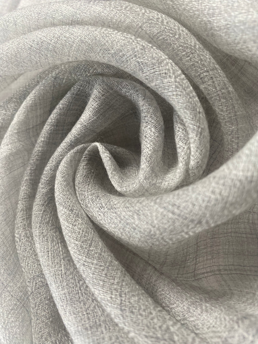 Cashmere Ring Schal - Natural Hellgrau - aura cashmere