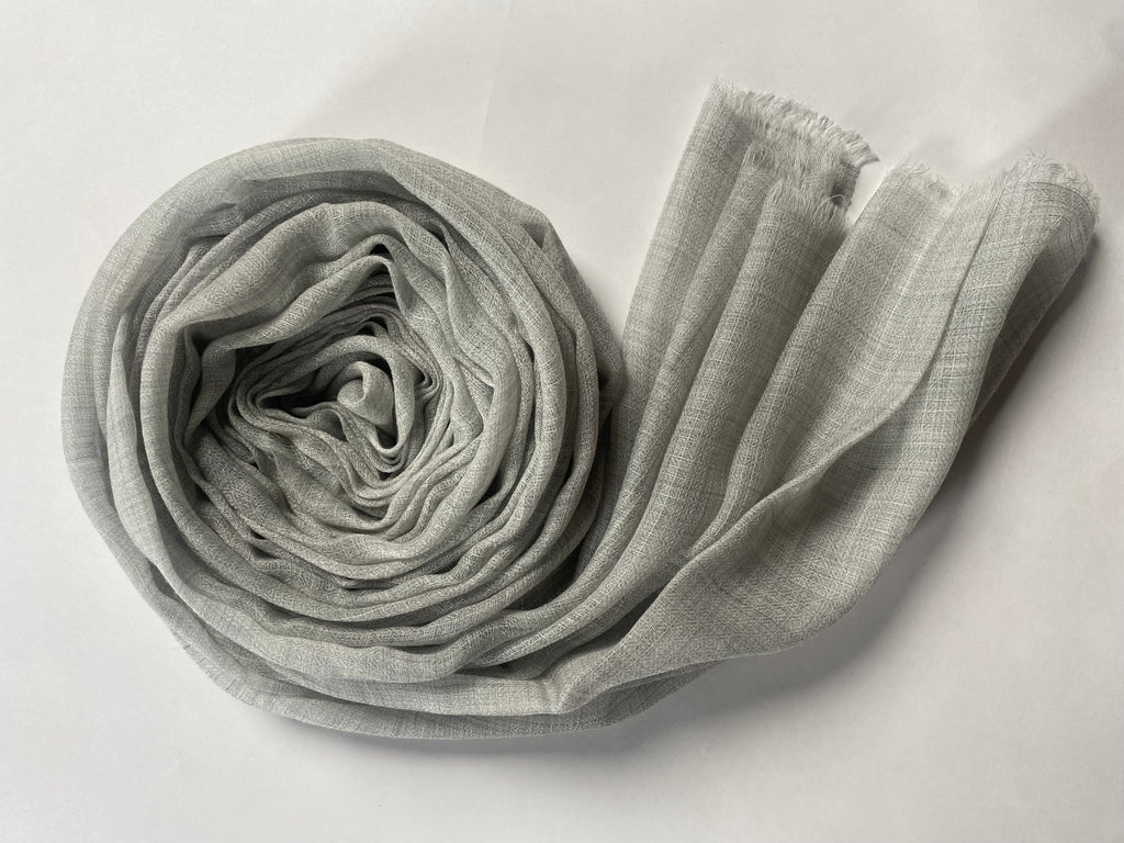 Cashmere Ring Schal - Natural Hellgrau - aura cashmere