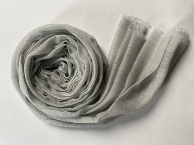 Cashmere Ring Schal - Natural Hellgrau - aura cashmere