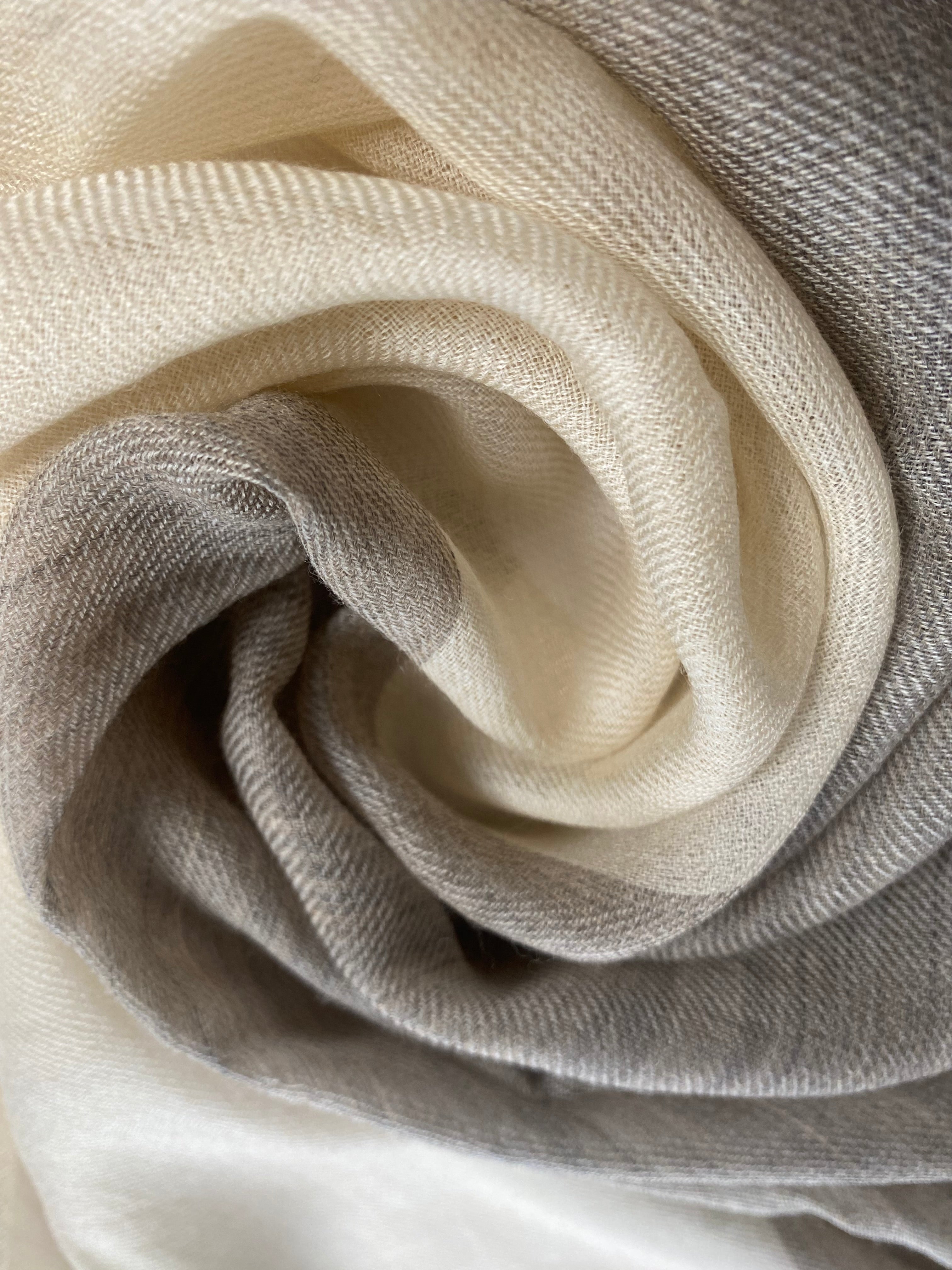 Flow & Check - Bold, Chocolate & Sand - aura cashmere