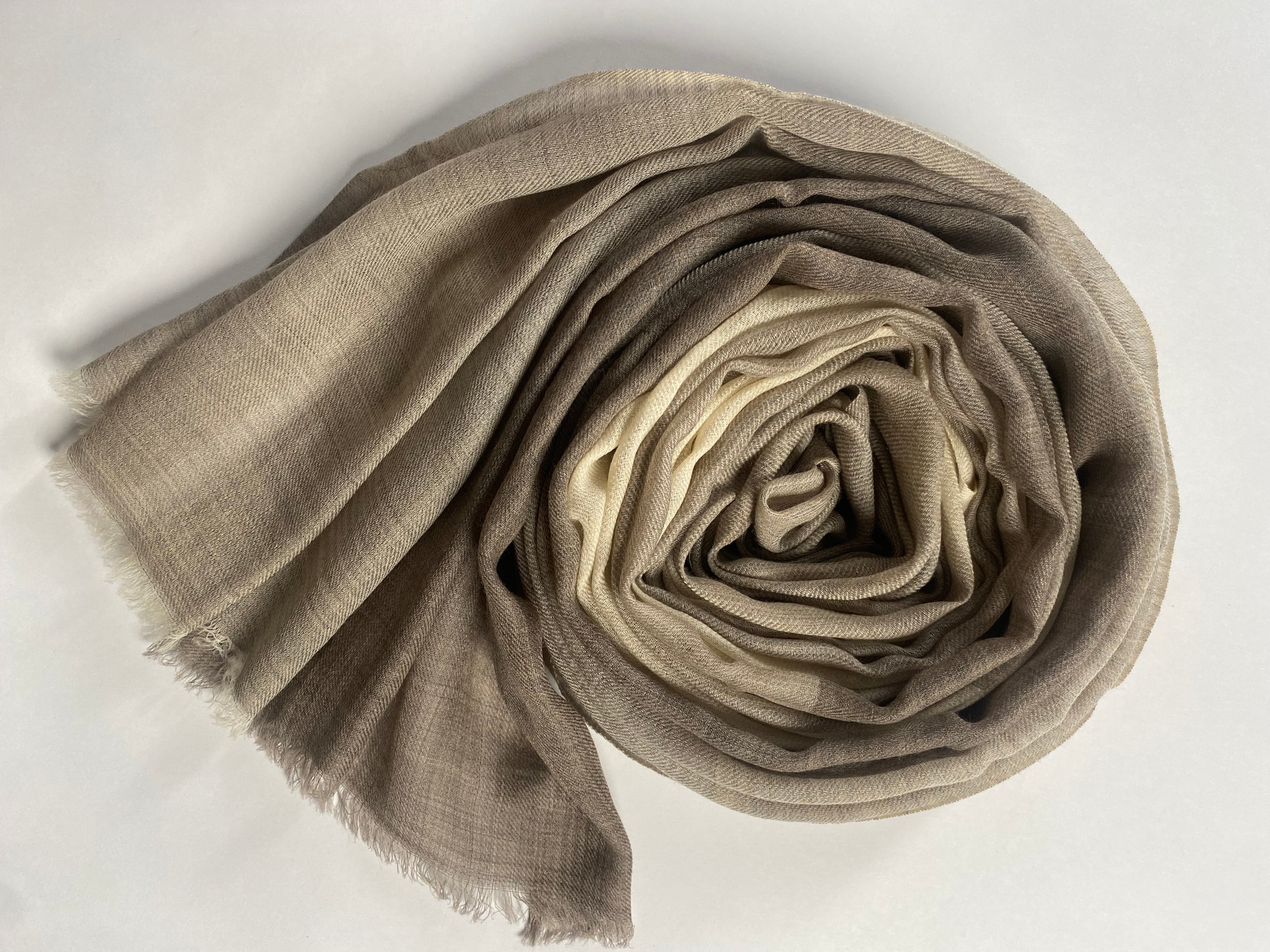 Flow & Check - Bold, Chocolate & Sand - aura cashmere