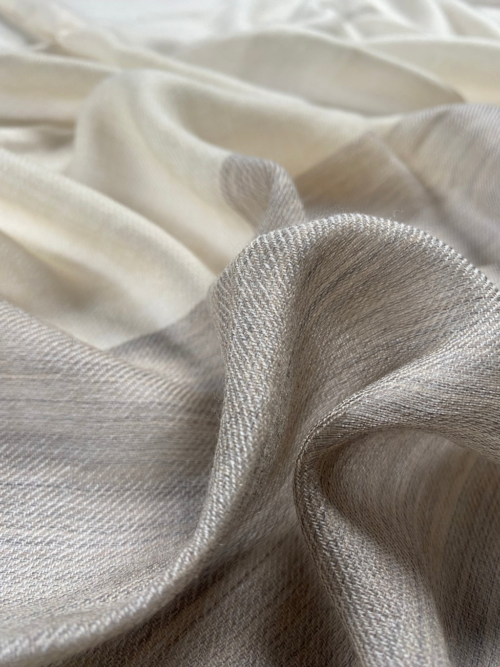 Flow & Check - Bold, Chocolate & Sand - aura cashmere
