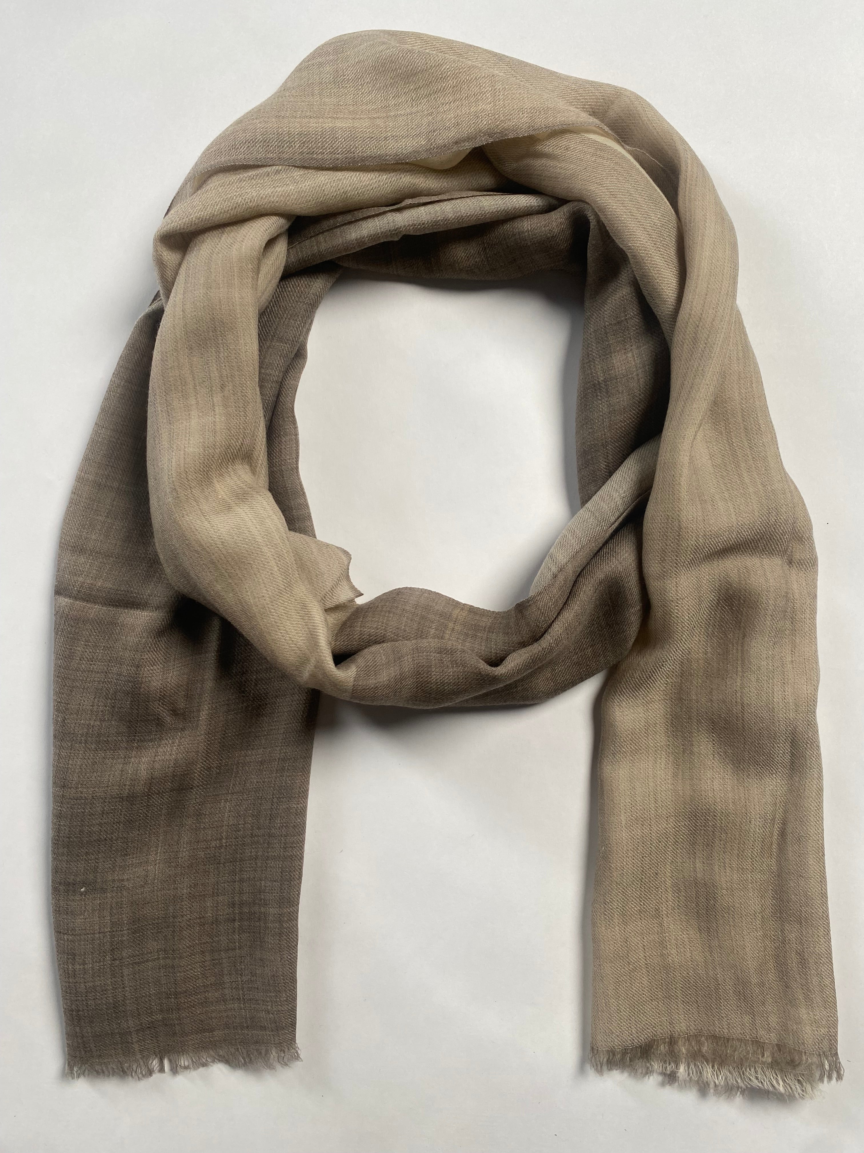 Flow & Check - Bold, Chocolate & Sand - aura cashmere