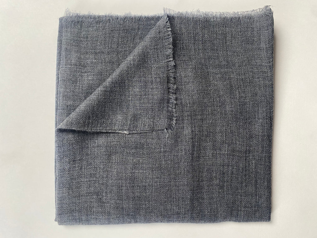 Cashmere Ring Schal - Natural Antrazyt - aura cashmere