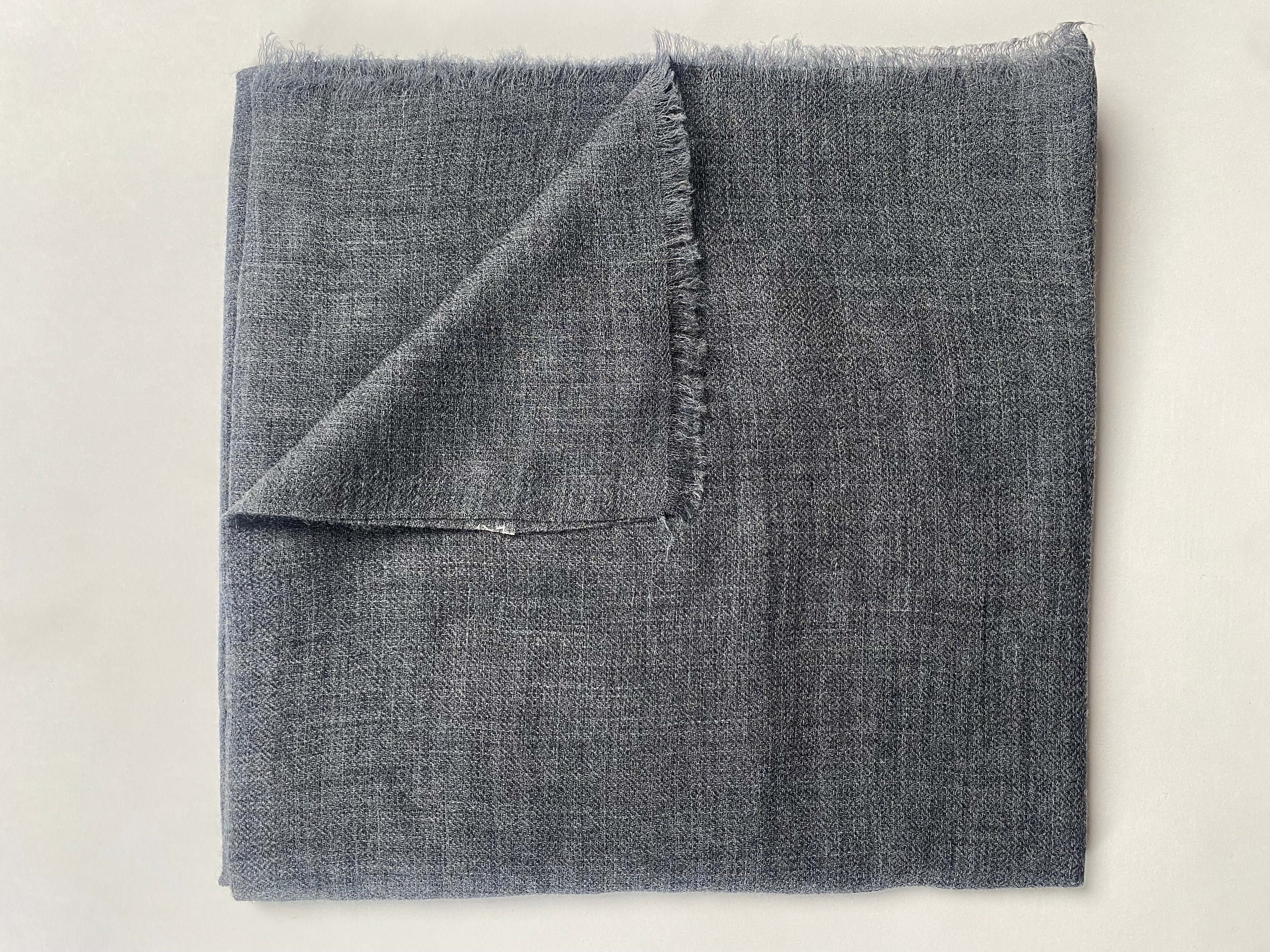 Cashmere Ring Schal - Natural Antrazyt - aura cashmere