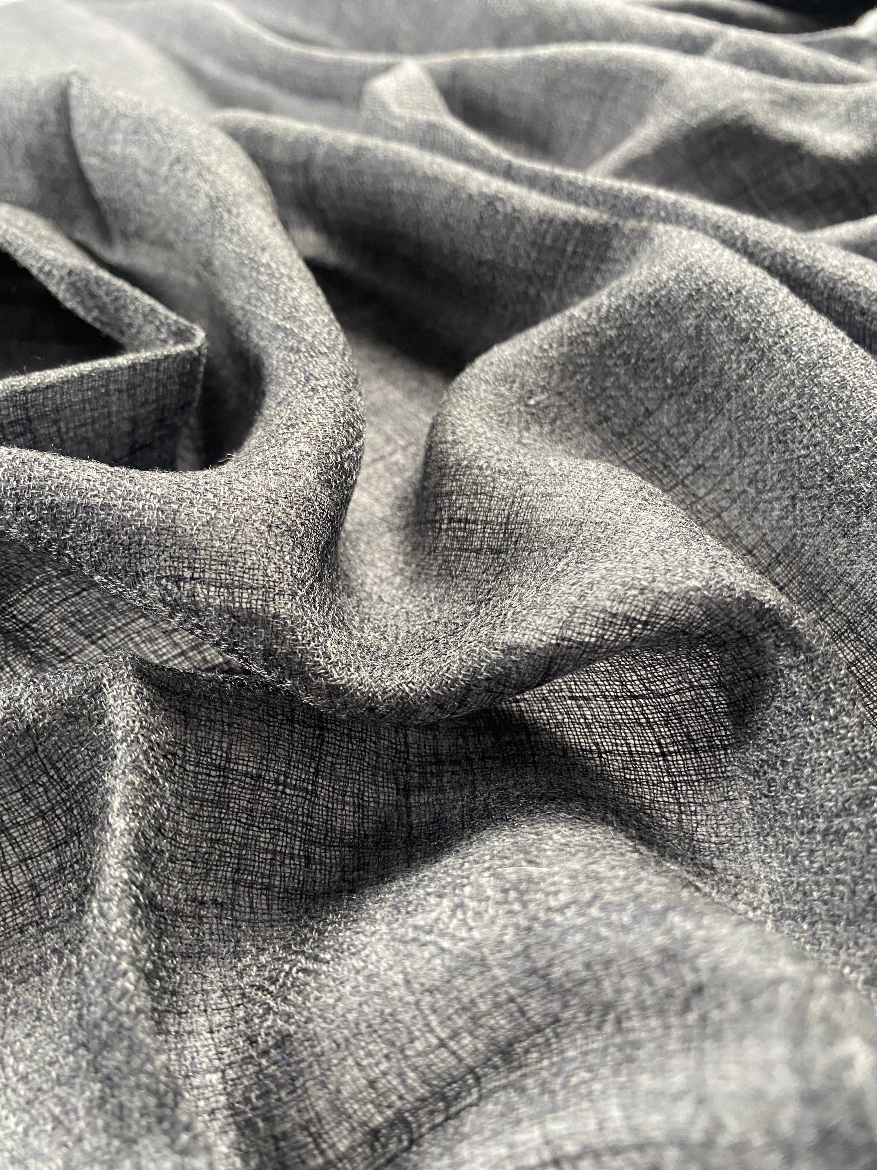 Cashmere Ring Schal - Natural Antrazyt - aura cashmere