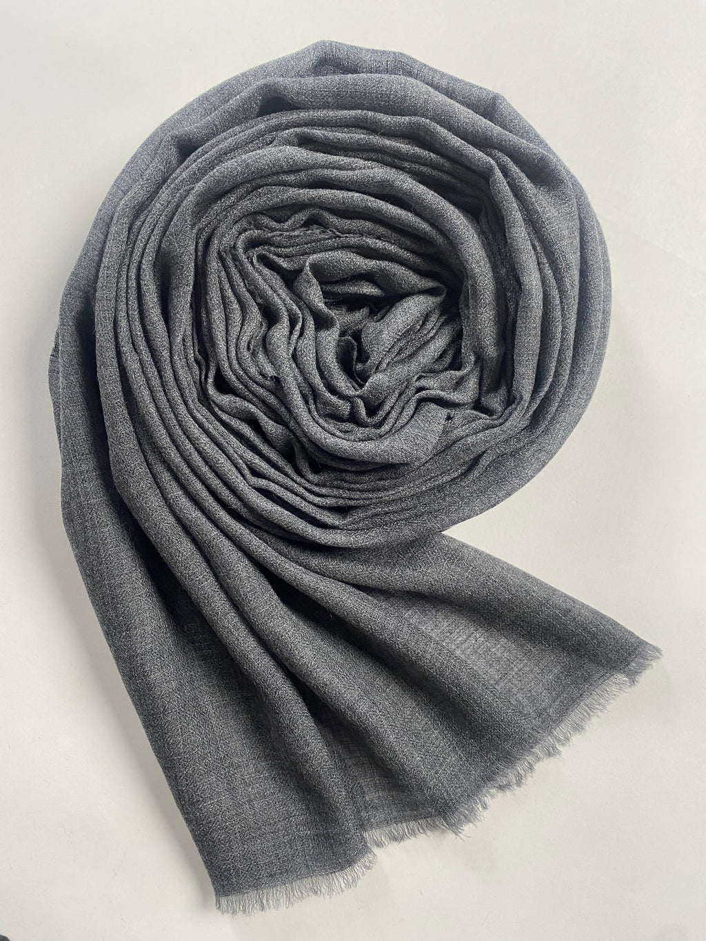 Cashmere Ring Schal - Natural Antrazyt - aura cashmere