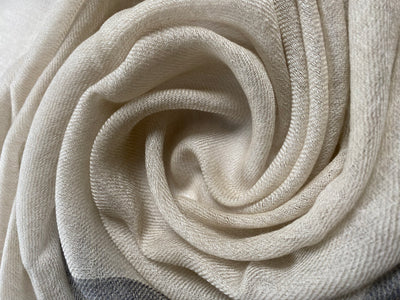 Flow & Check – Subtle - Grau & Sand - aura cashmere