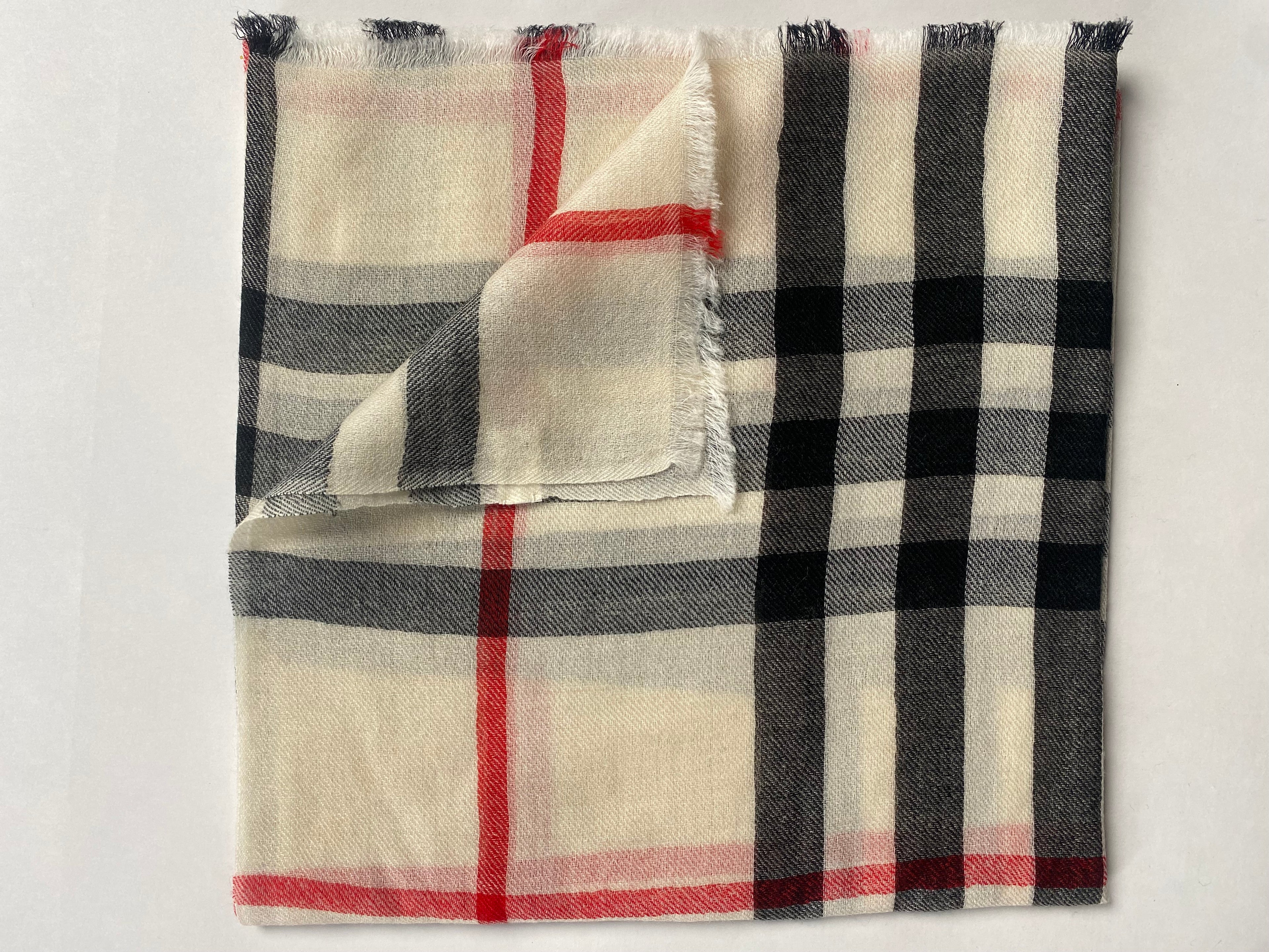 Flow & Check – Classic - Beige - aura cashmere